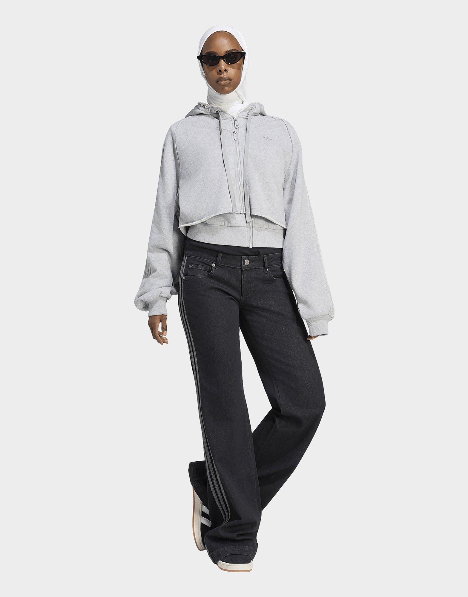 adidas Pantalon Denim Taille Basse Et Jambes Évasées Sst