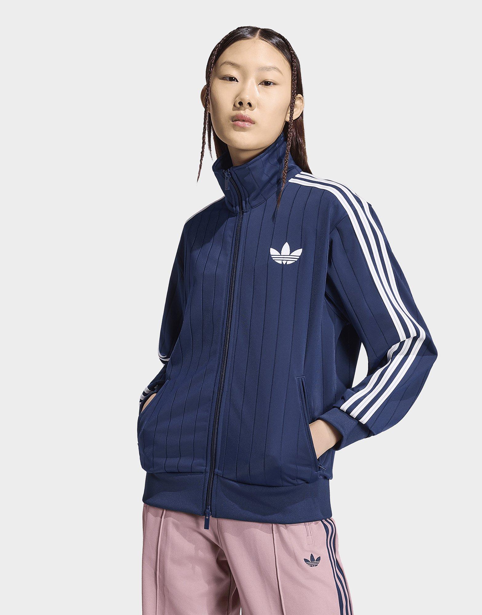 adidas Originals Top Da Allenamento Gessato Firebird A Vestibilità Ampia