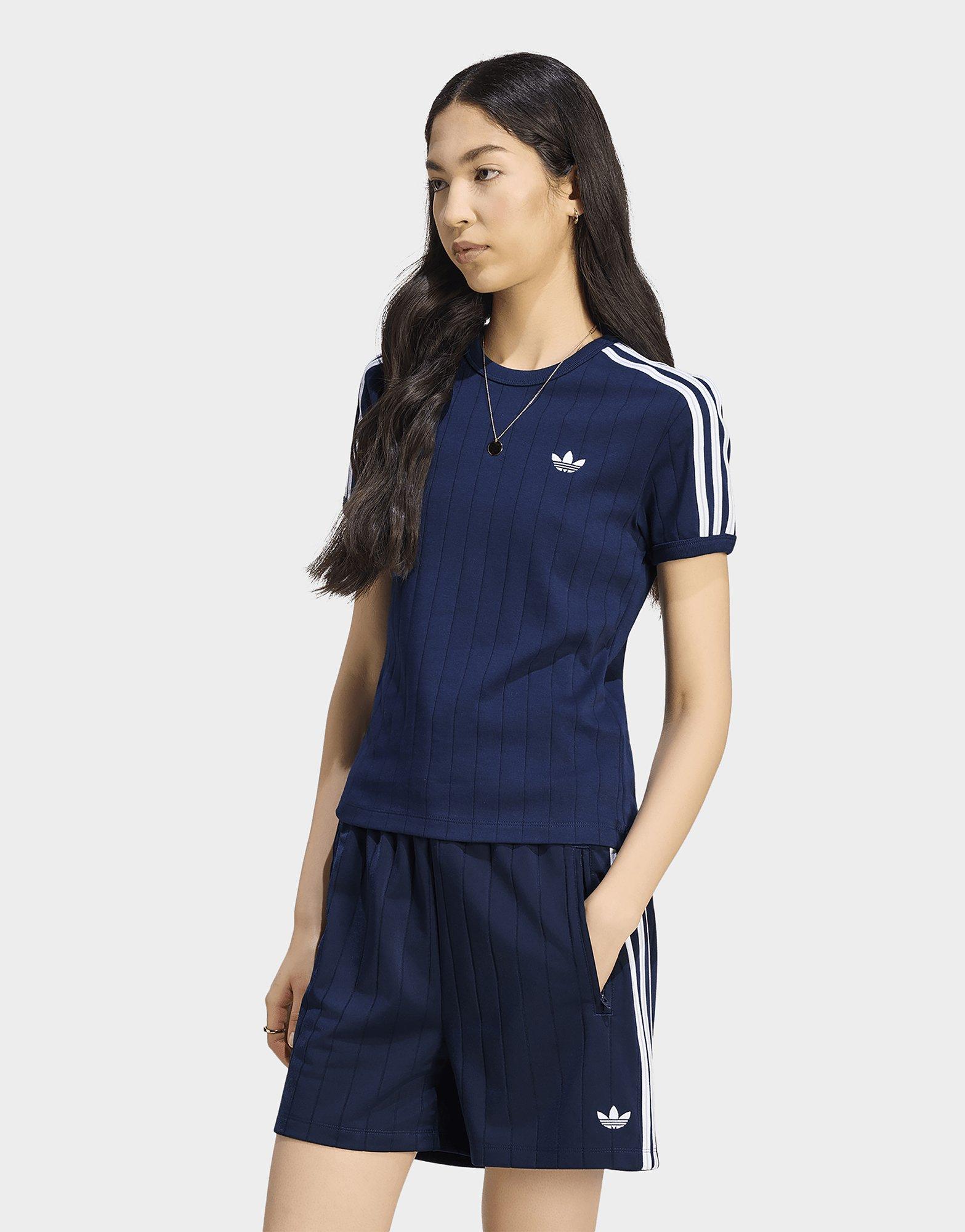 adidas T-shirt Manica Corta Pinstripe Slim