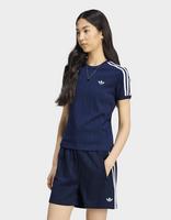 adidas Pinstripe Short Sleeve Slim Tee