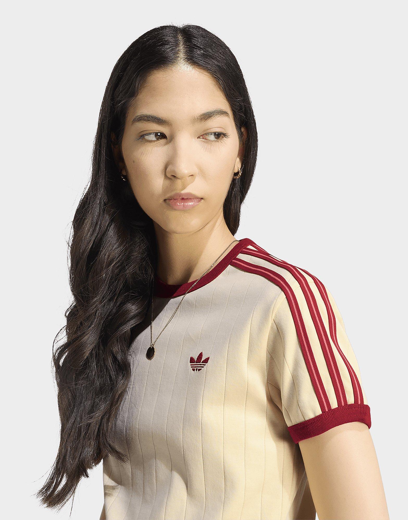 adidas T-shirt, Schmal Geschnitten, Nadelstreifen