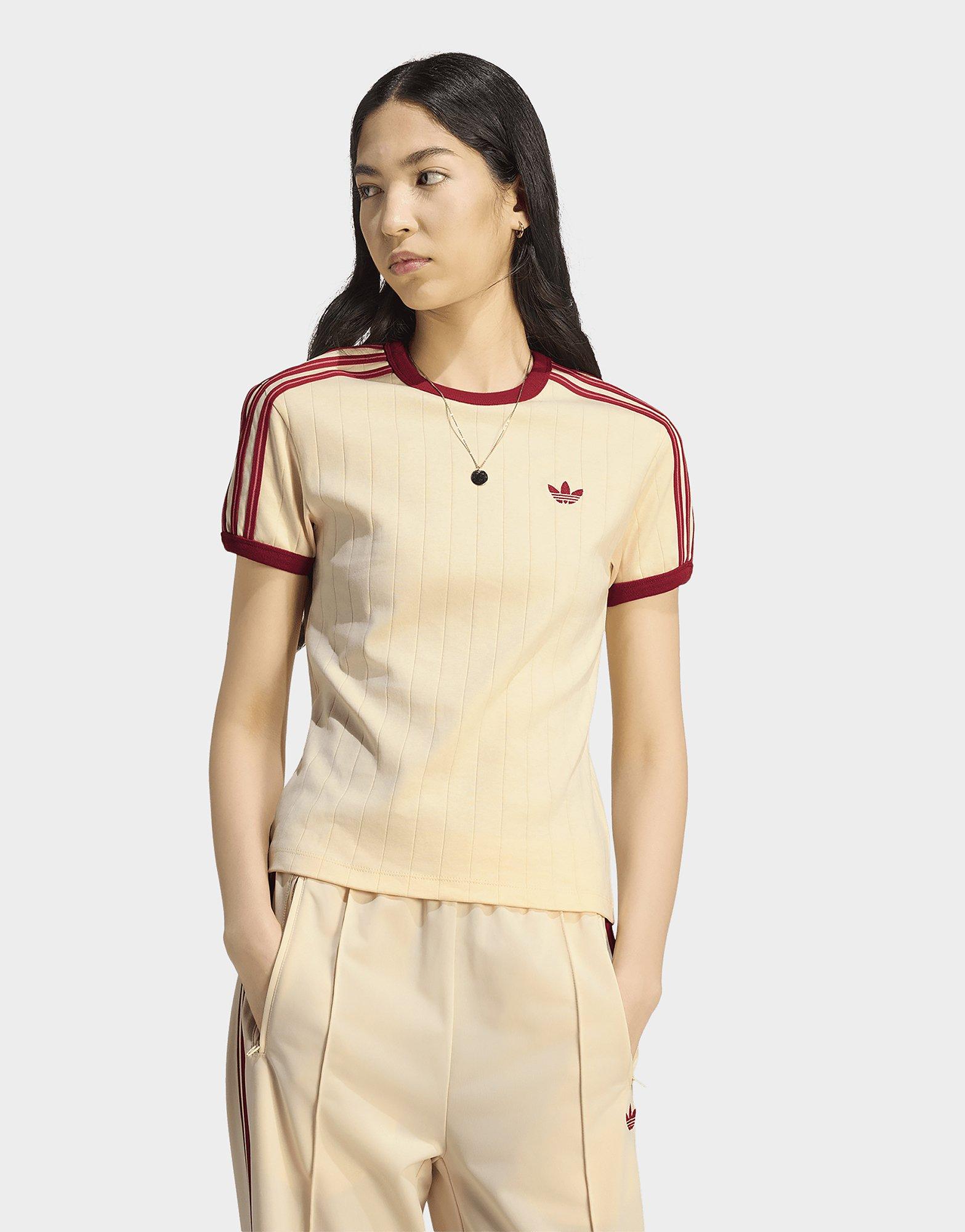 adidas T-shirt Manica Corta Pinstripe Slim