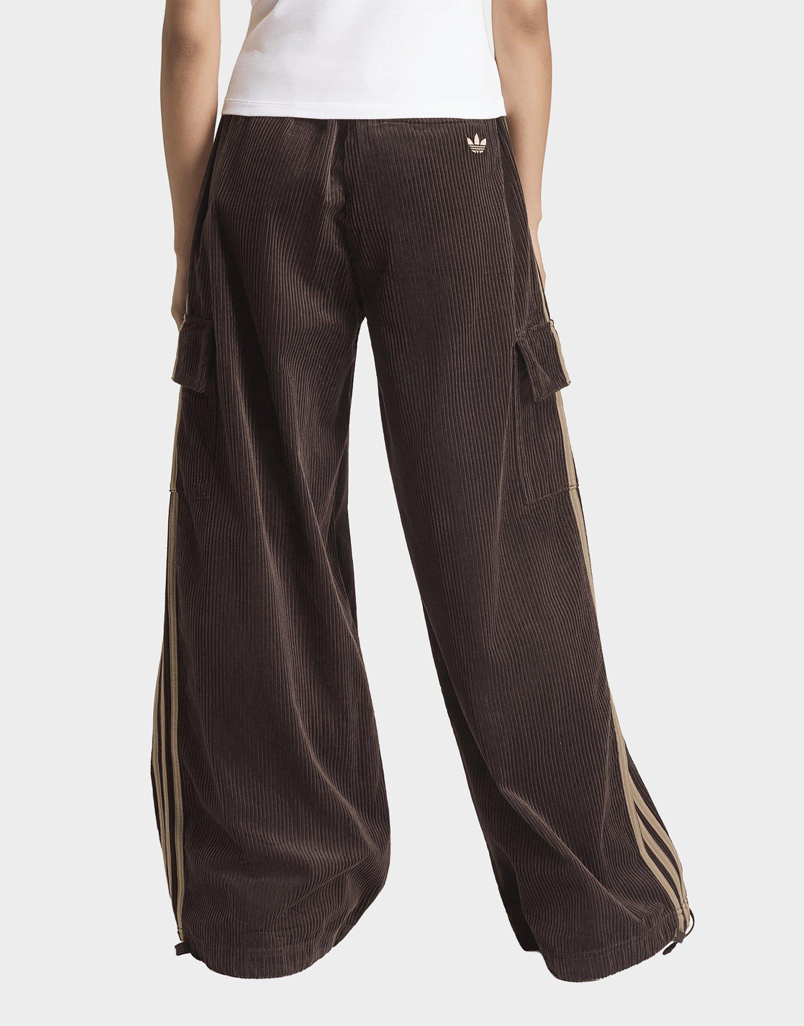 adidas Pantalon Cargo Velours Côtelé 3 Bandes