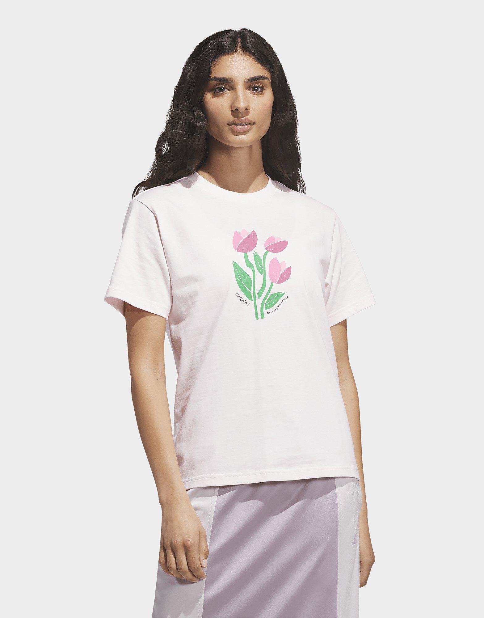 adidas Floral Bloom At Your Own Pace Graphic T-Shirt