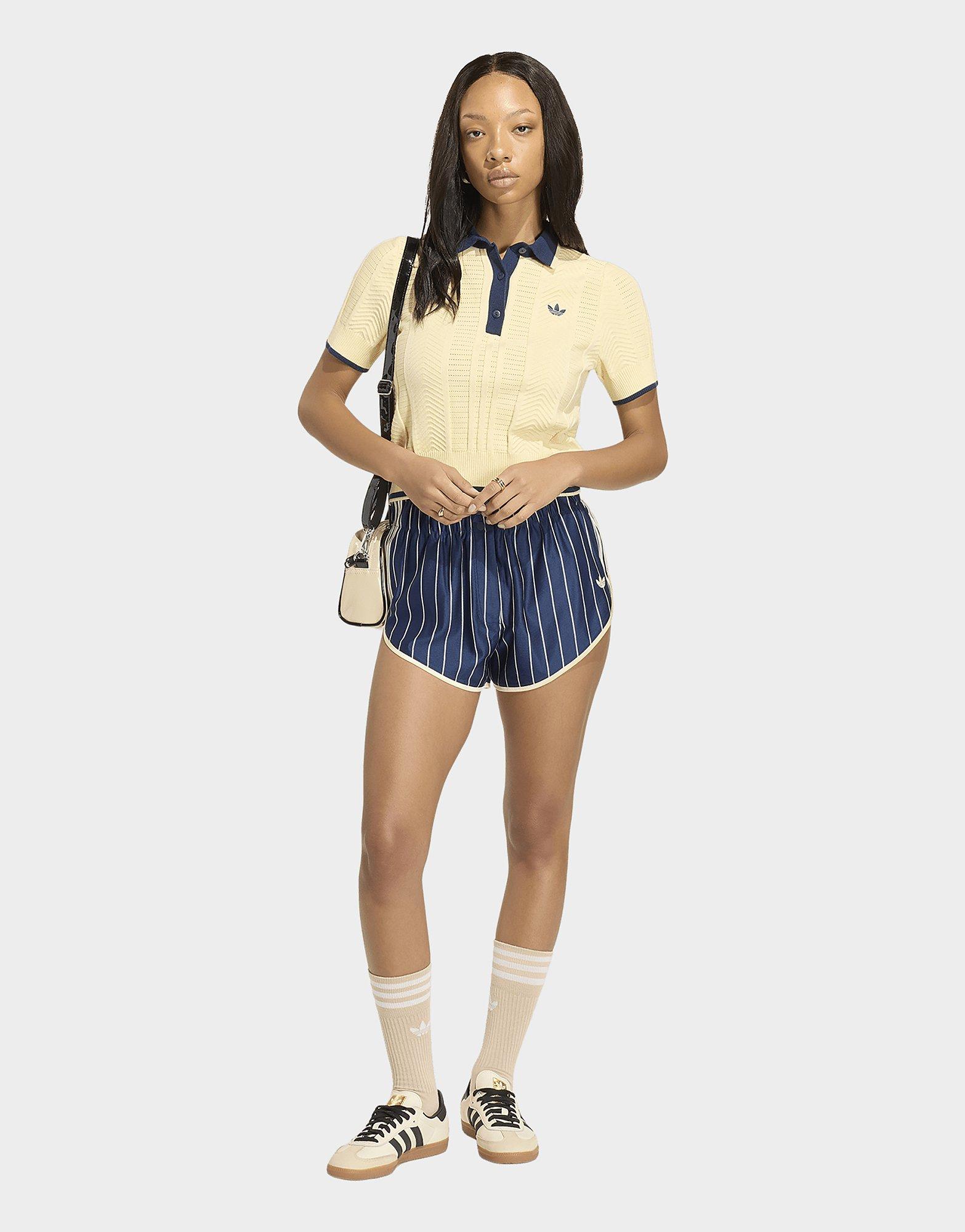 adidas Pinstripe Firebird Shorts