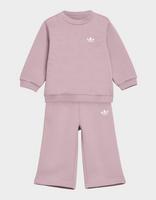 adidas Set Felpa Girocollo Ampia E Pantaloni A Gamba Larga