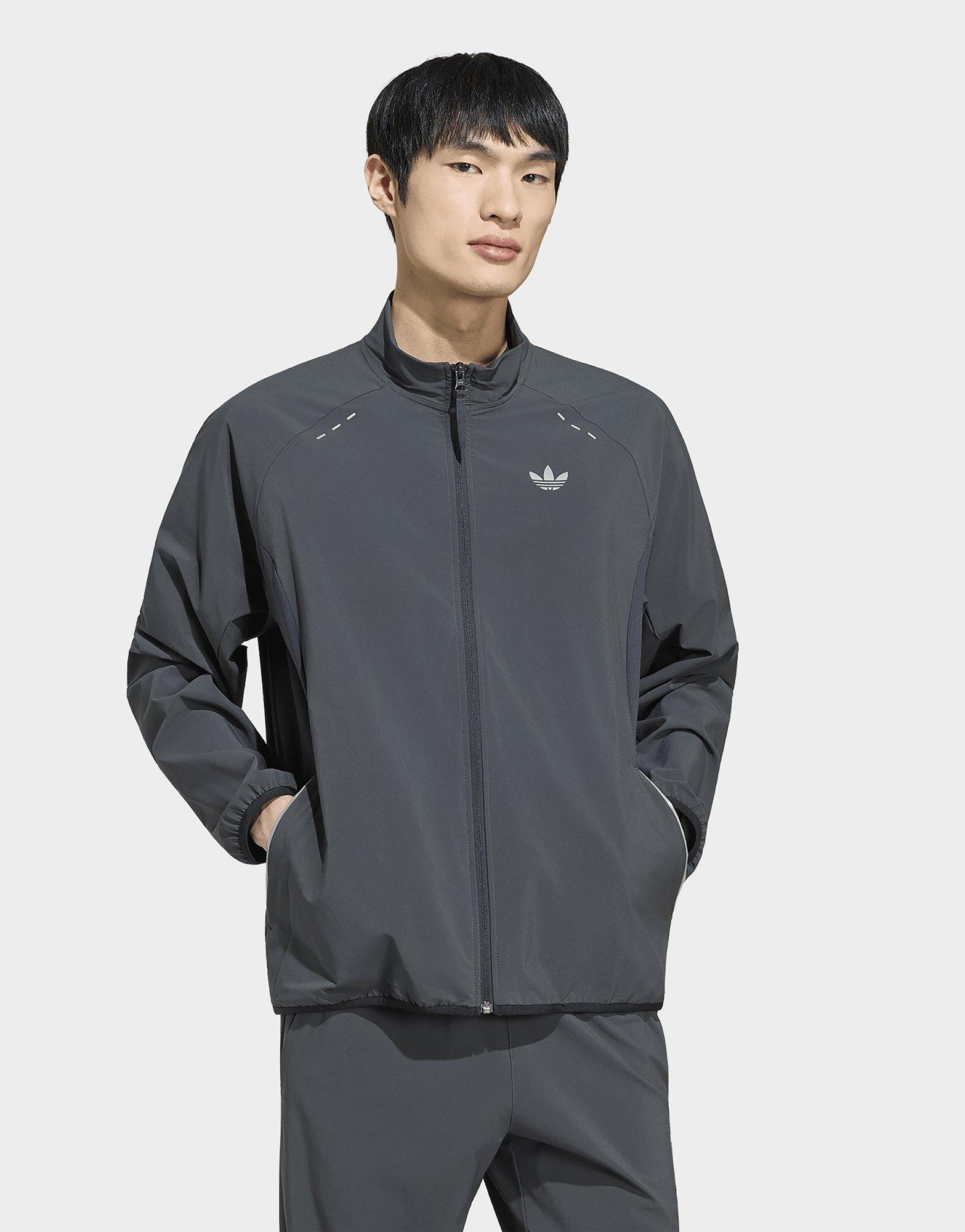 adidas TECH TREFOIL ESSENTIALS FZ HOOD Track Top