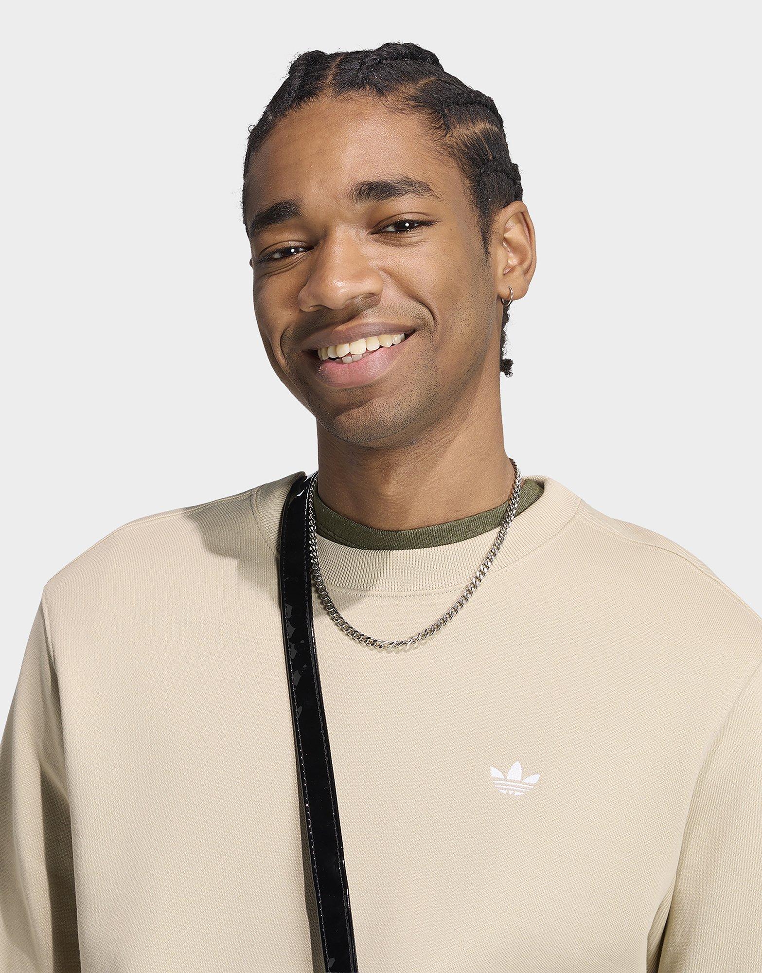 adidas Trefoil Essentials Crew French Terry Sweatshirt