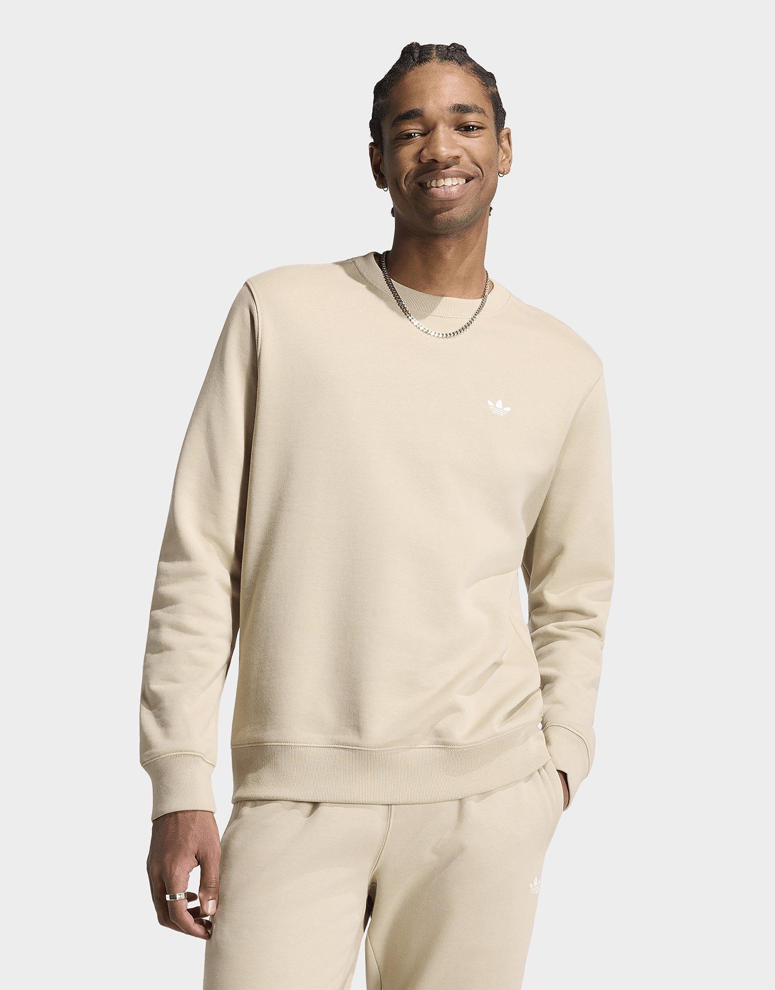 adidas Felpa Girocollo Trefoil Essentials In French Terry