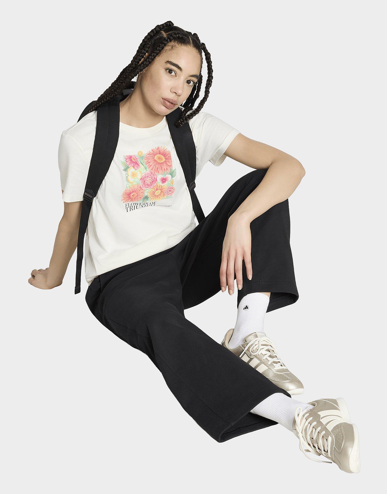 adidas Camiseta Estampada Floral De Corte Holgado 2
