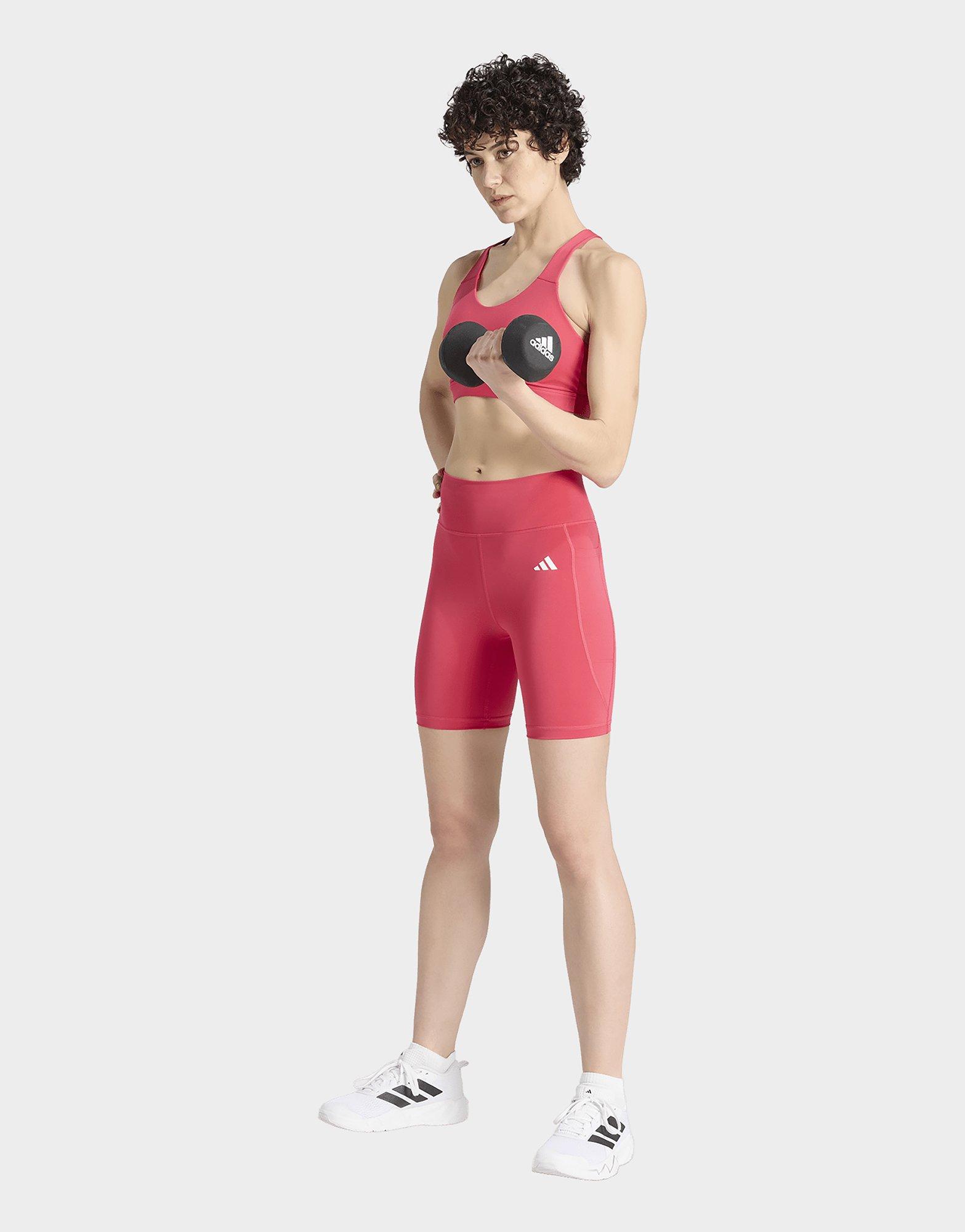 adidas adidas Optimé Essentials kurze Leggings mit Tasche, 18 cm