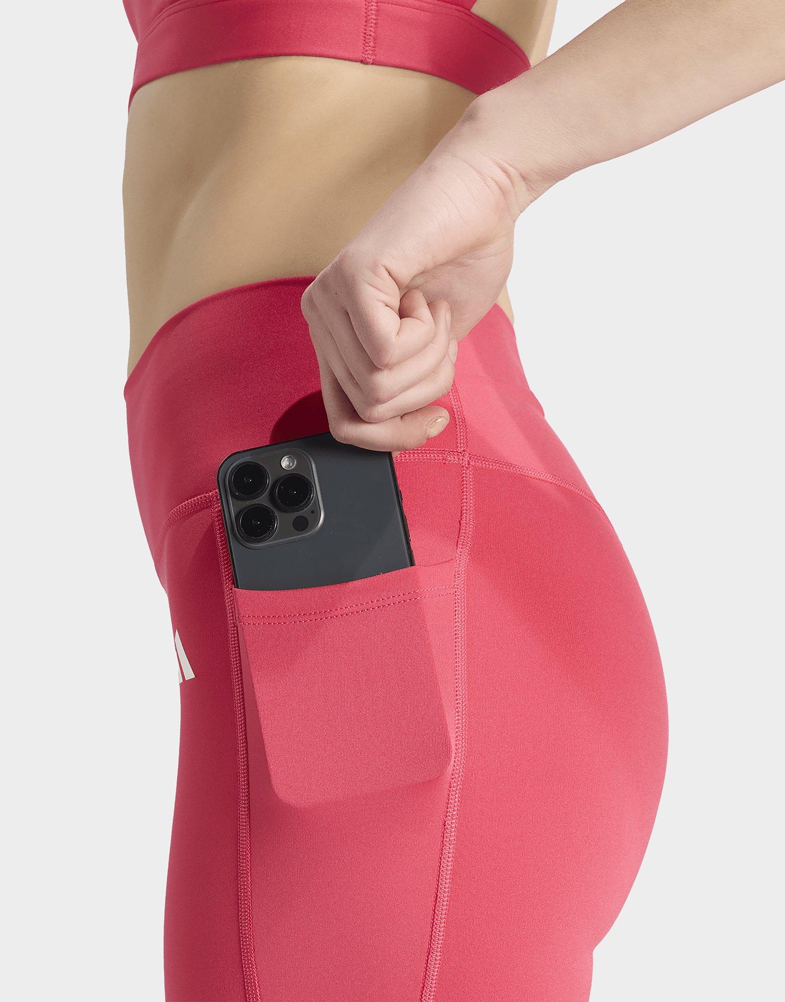 adidas adidas Optimé Essentials kurze Leggings mit Tasche, 18 cm