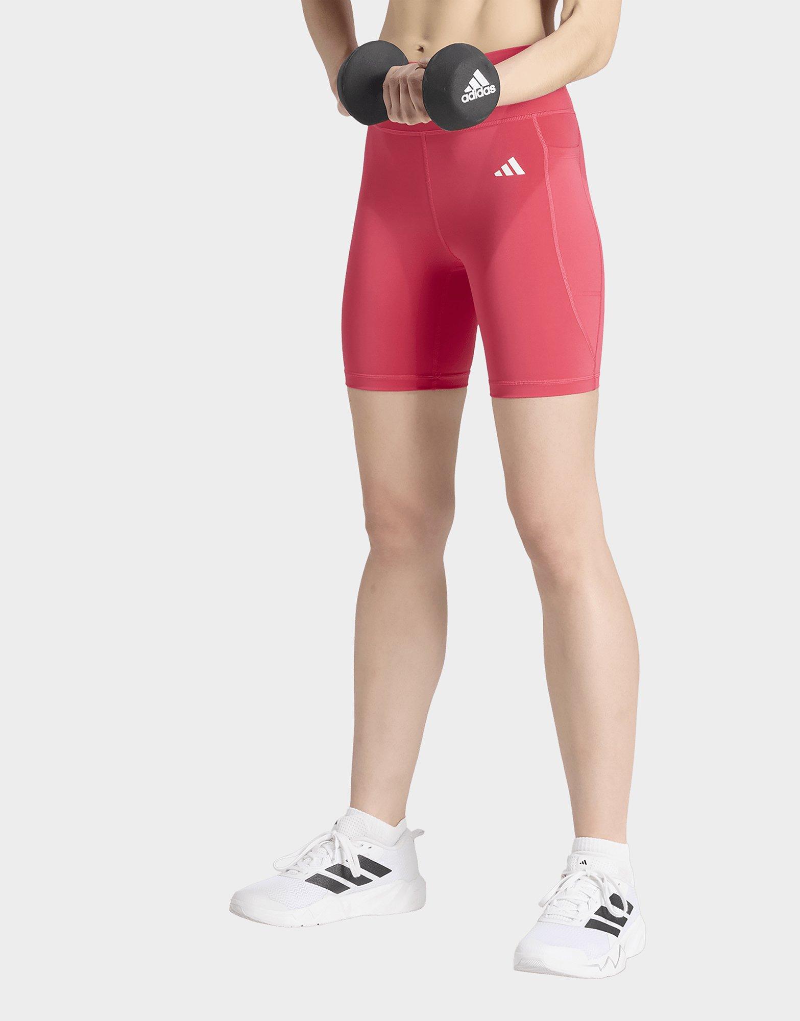 adidas Optimé Essentials Stash Pocket 7-inch Short Leggings