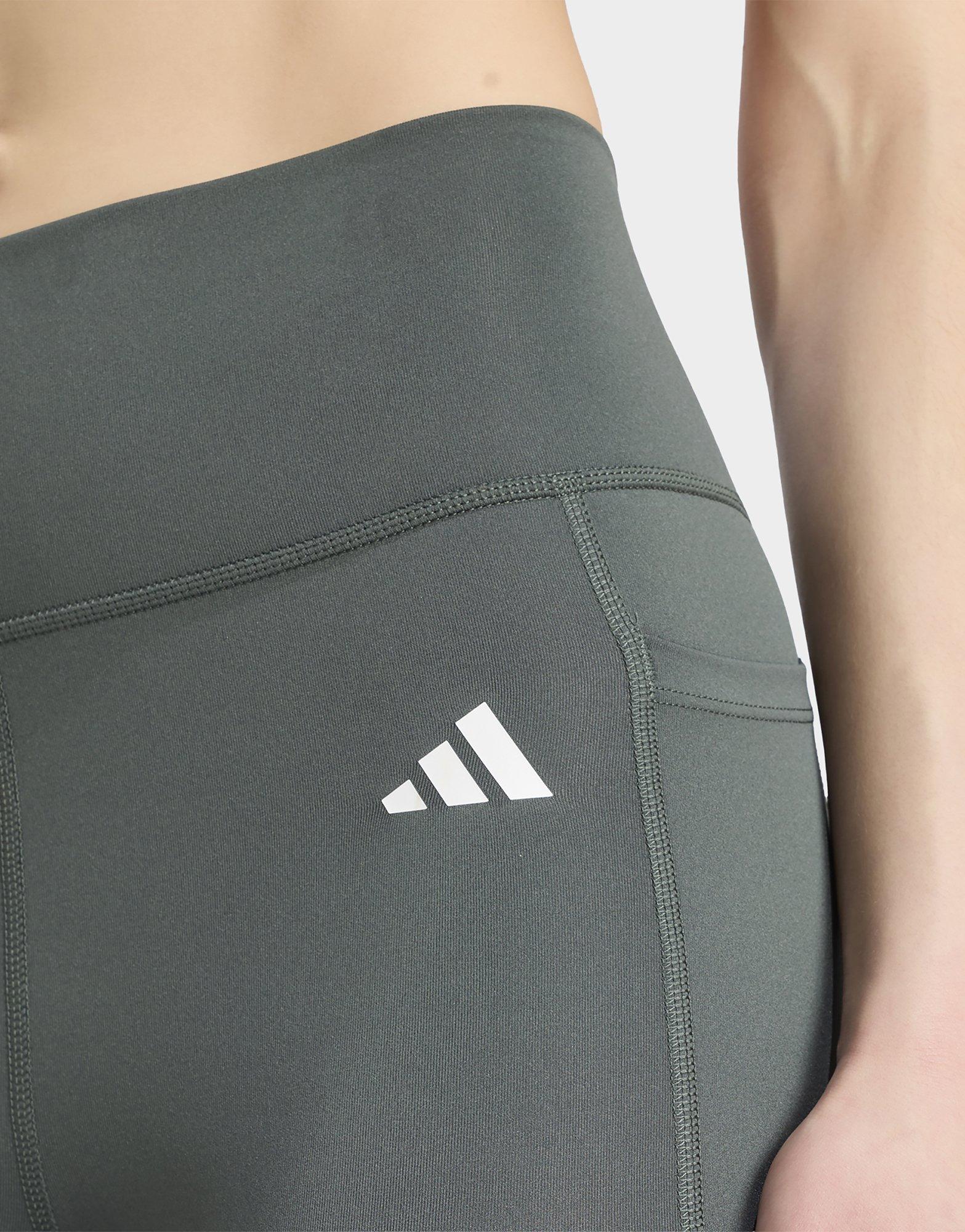 adidas Optimé Essentials Kurze Leggings Mit Tasche, 18 Cm