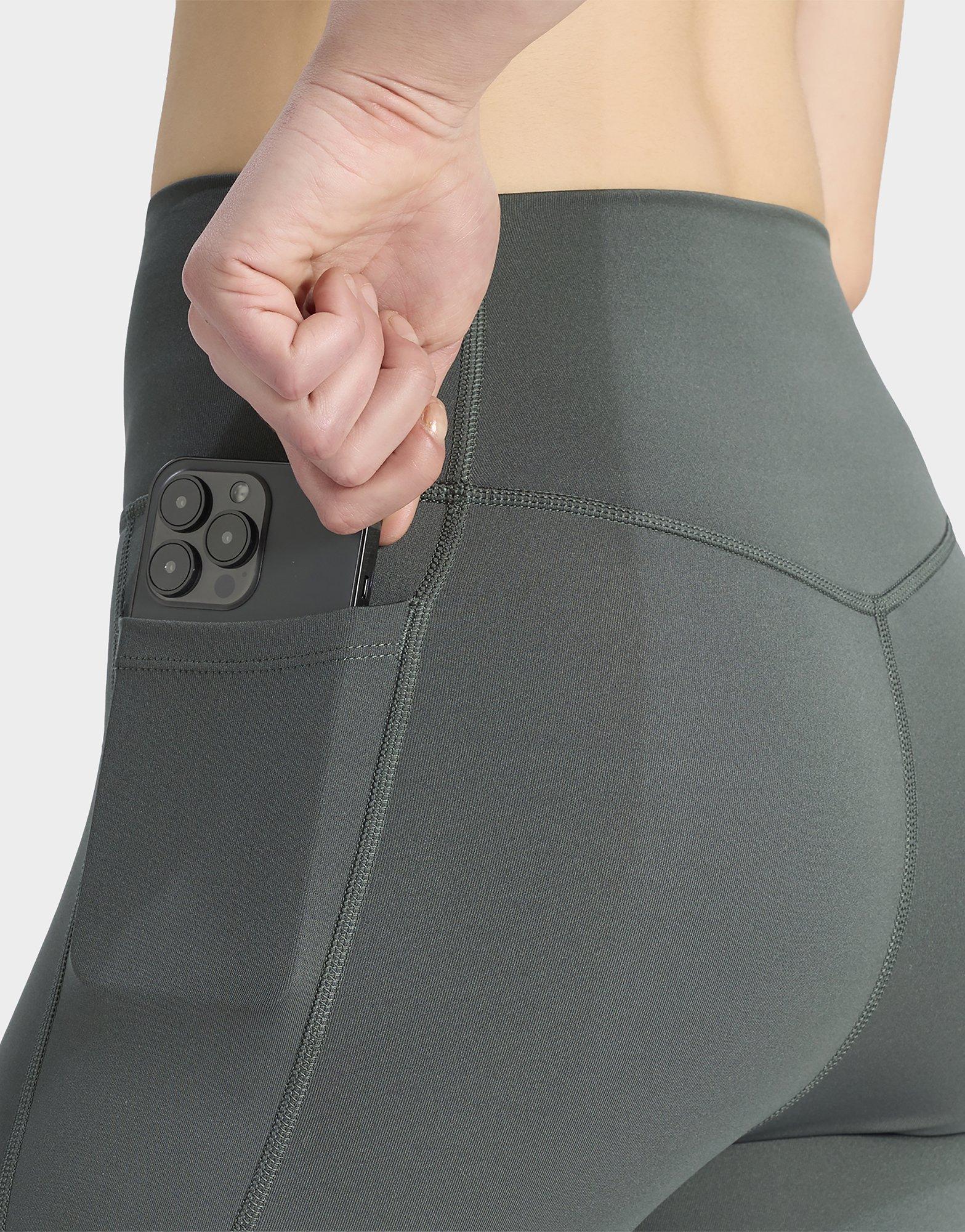 adidas Optimé Essentials Kurze Leggings Mit Tasche, 18 Cm