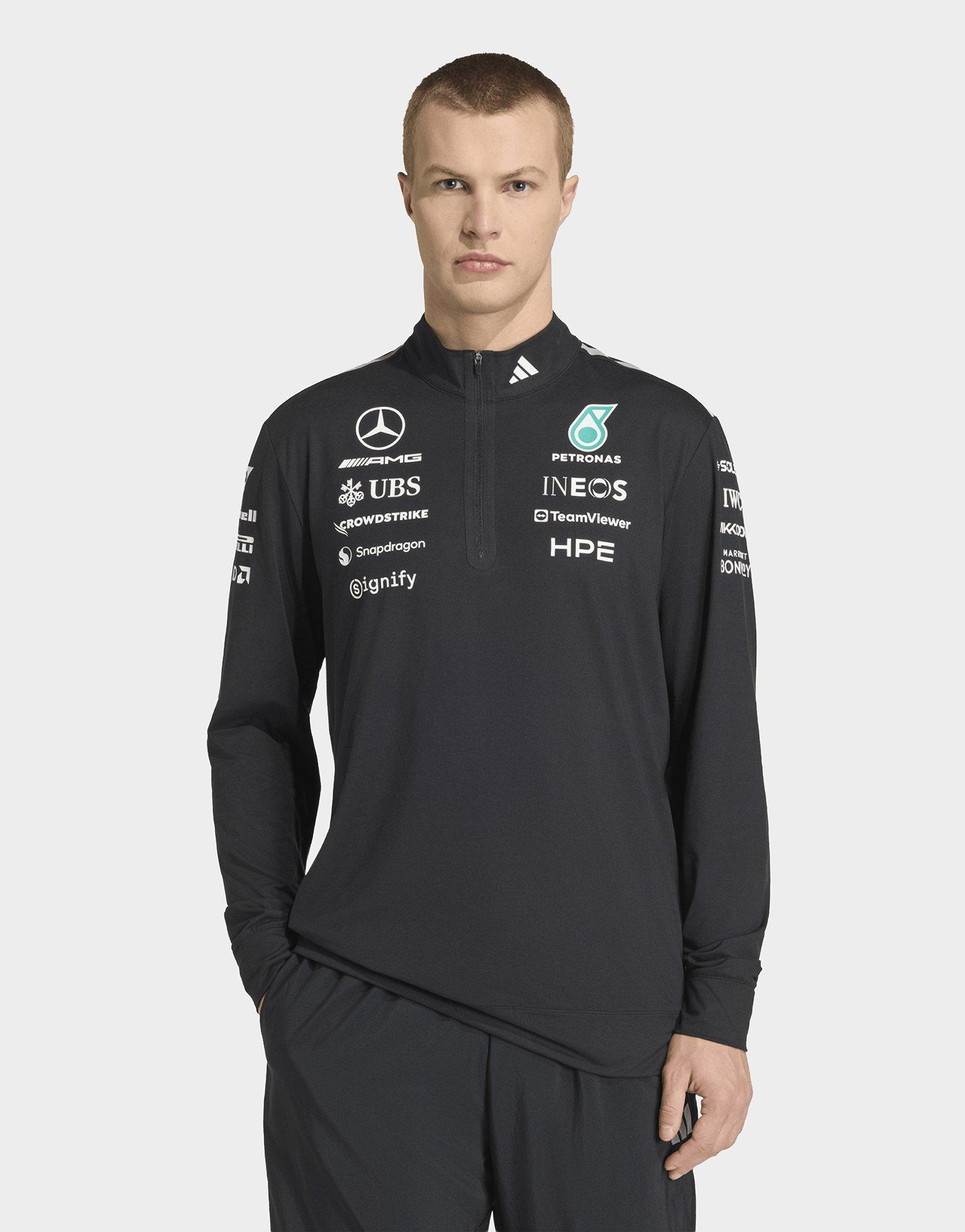 adidas Felpa MERCEDES - AMG PETRONAS FORMULA 1 TEAM ENGINEERS QUARTER ZIP