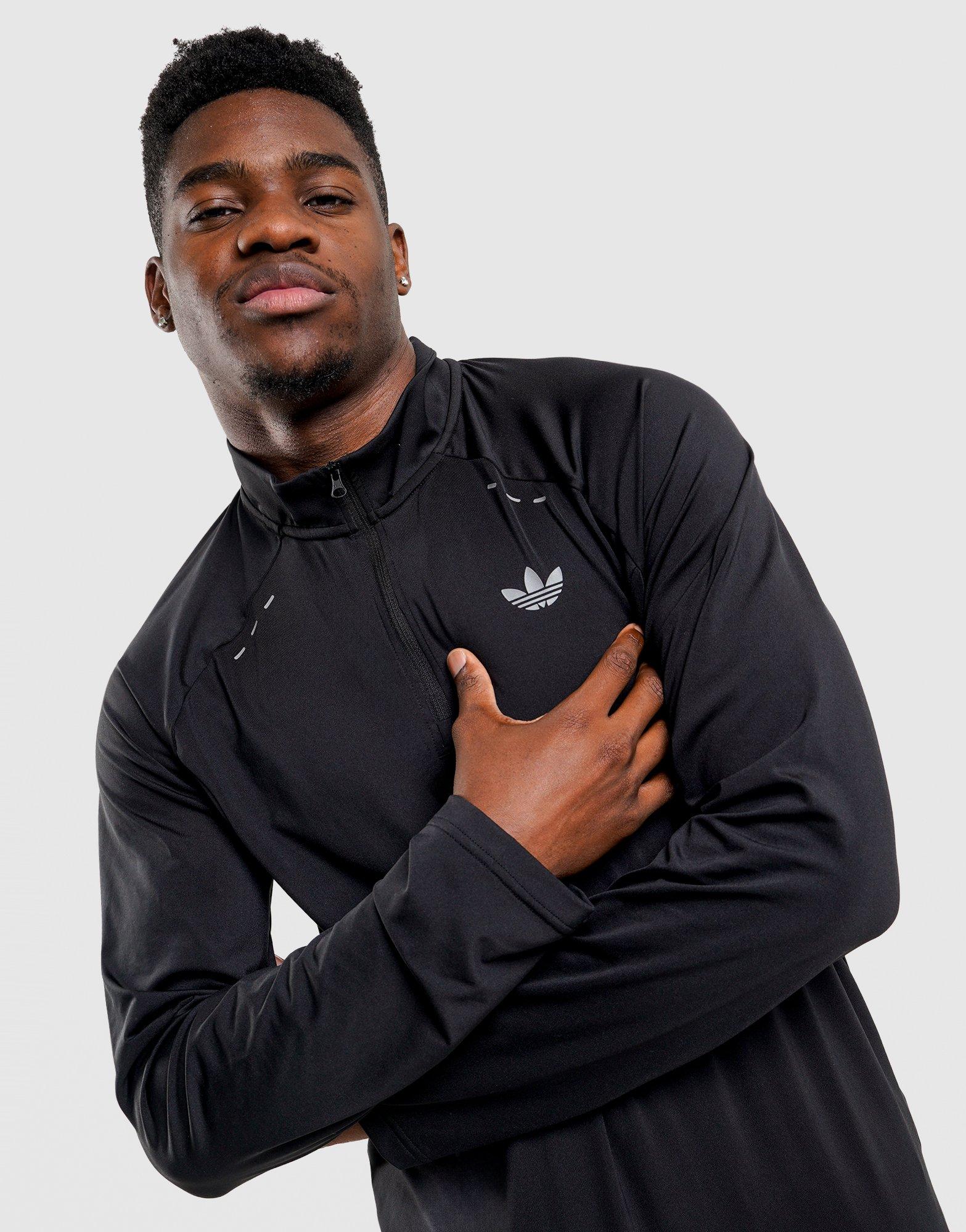 adidas Maillot Zip 1/4 Trèfle Tech Essentials