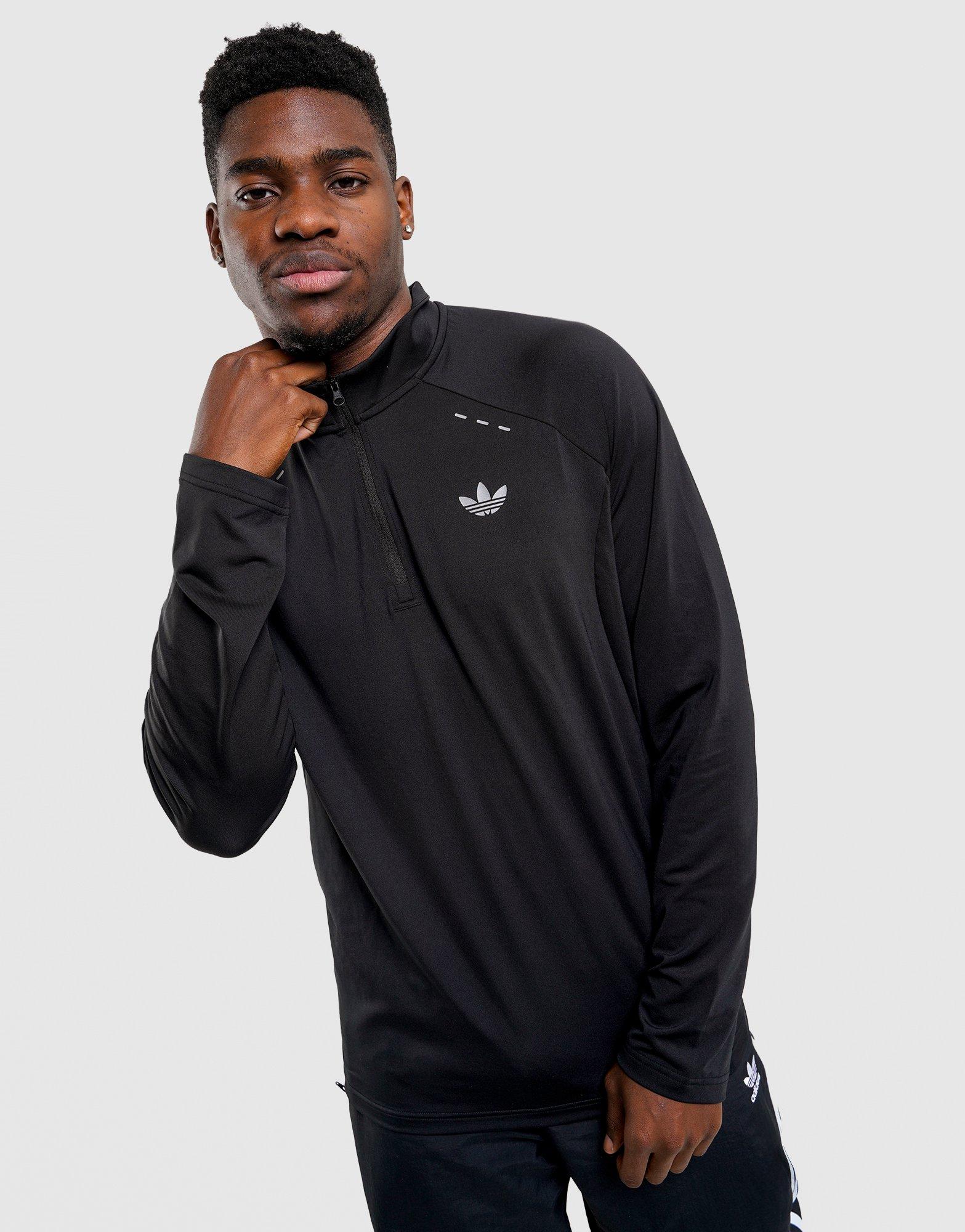 adidas Tech Trefoil Essentials Quarter Zip Shirt