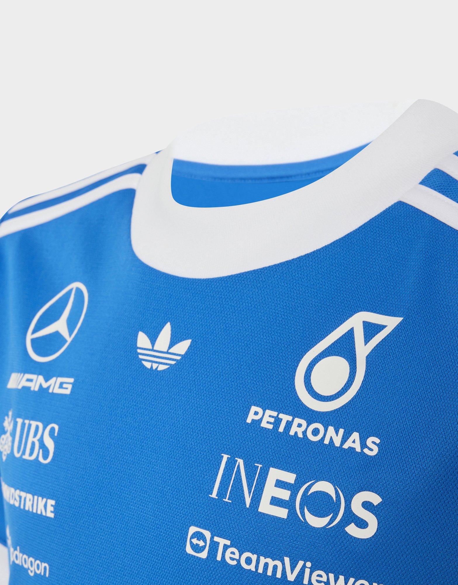 adidas Maillot Pilote Mercedes - Amg Petronas Formula 1 Team Blue Wonder