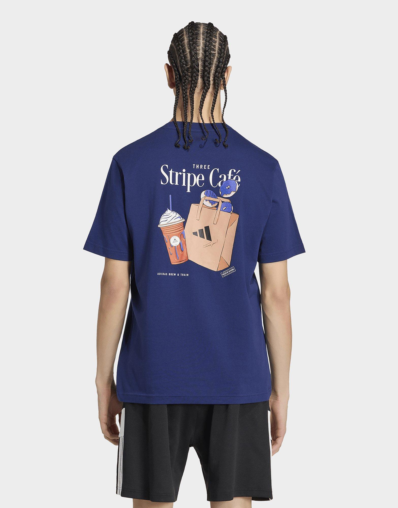 adidas Coffee Cafe Donut Bag Grafik T-shirt