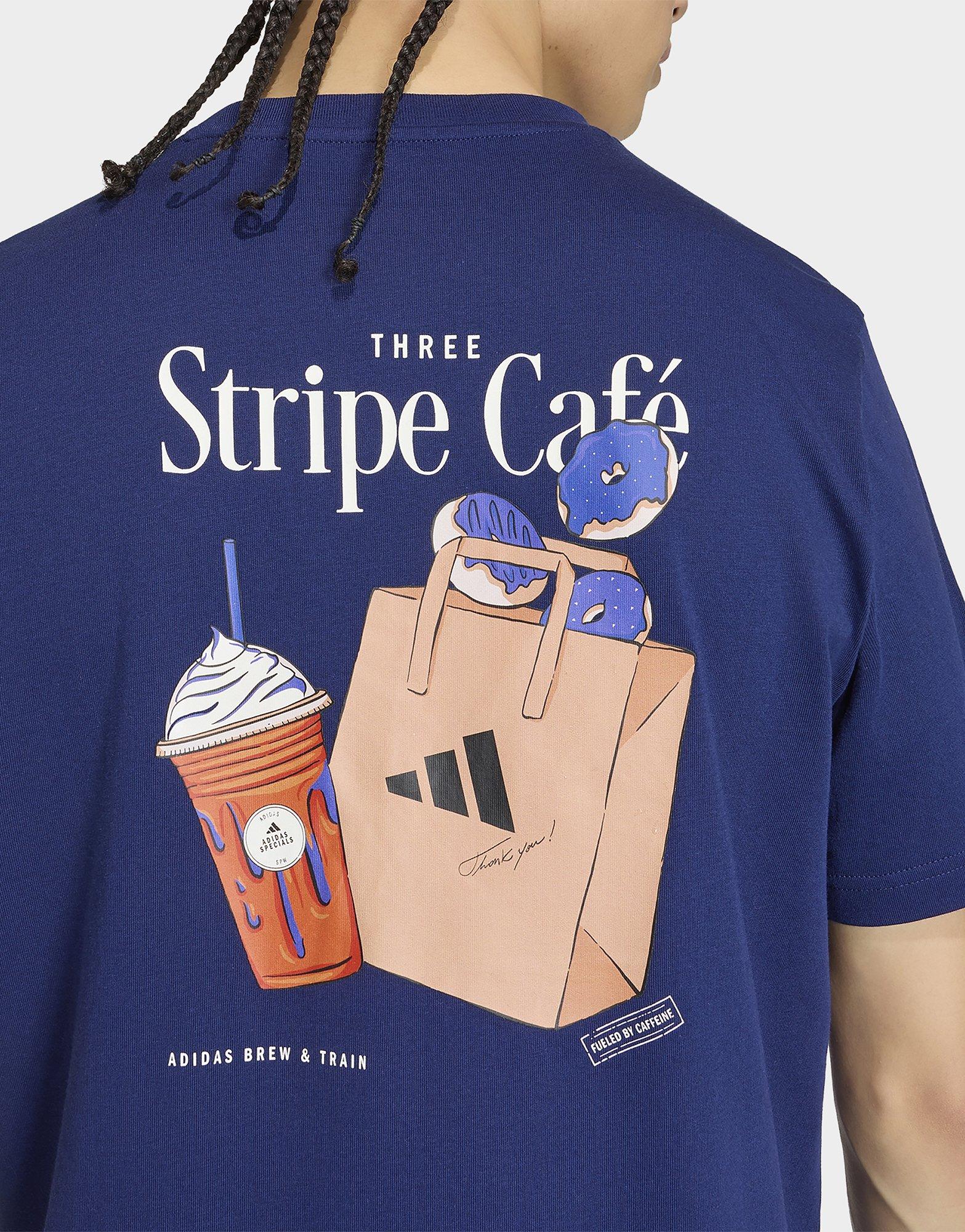 adidas Coffee Cafe Donut Bag Grafik T-shirt