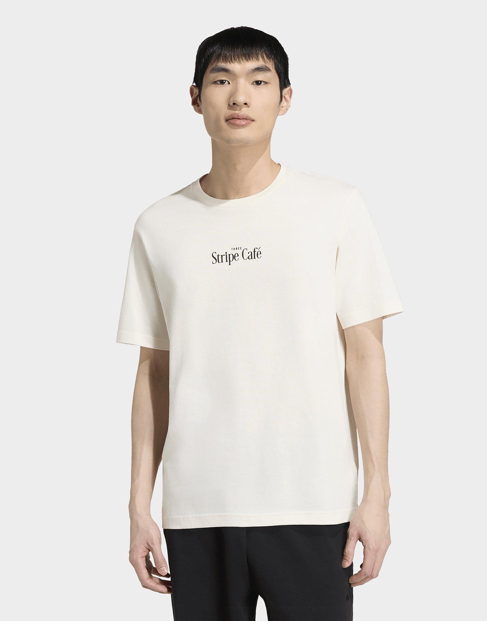 adidas Coffee Cafe Donut Bag Graphic T-shirt