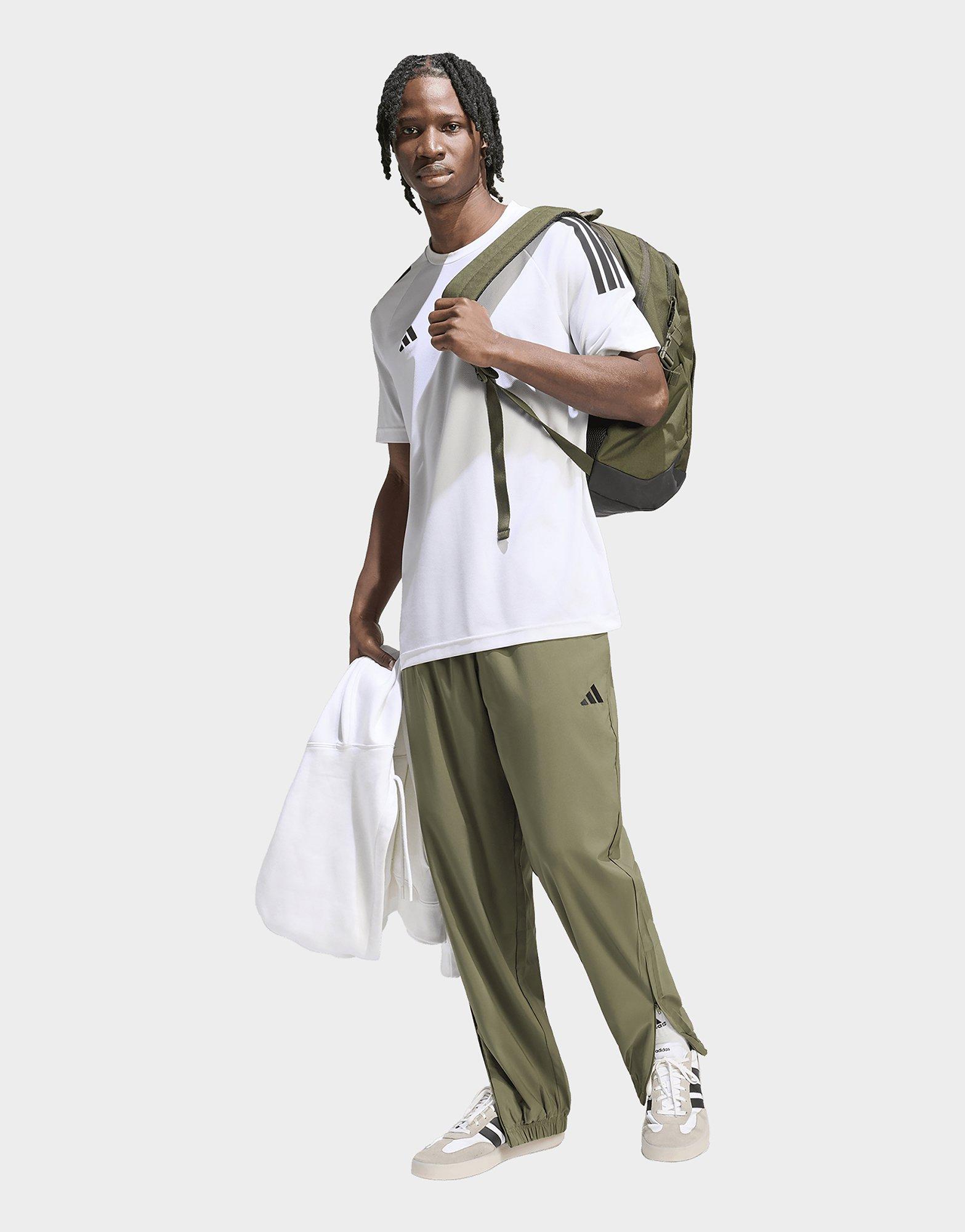 adidas Pantalon Bord-côte Fuselé Tissé Petit Logo Essentials Stanford Lite
