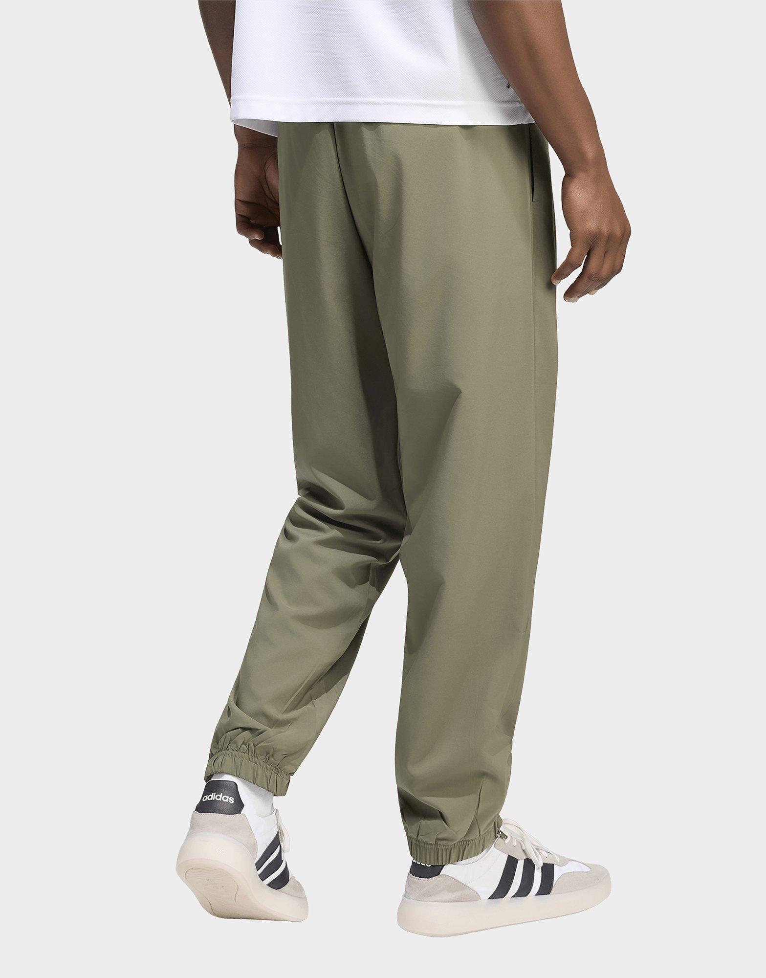 adidas Pantalon Bord-côte Fuselé Tissé Petit Logo Essentials Stanford Lite