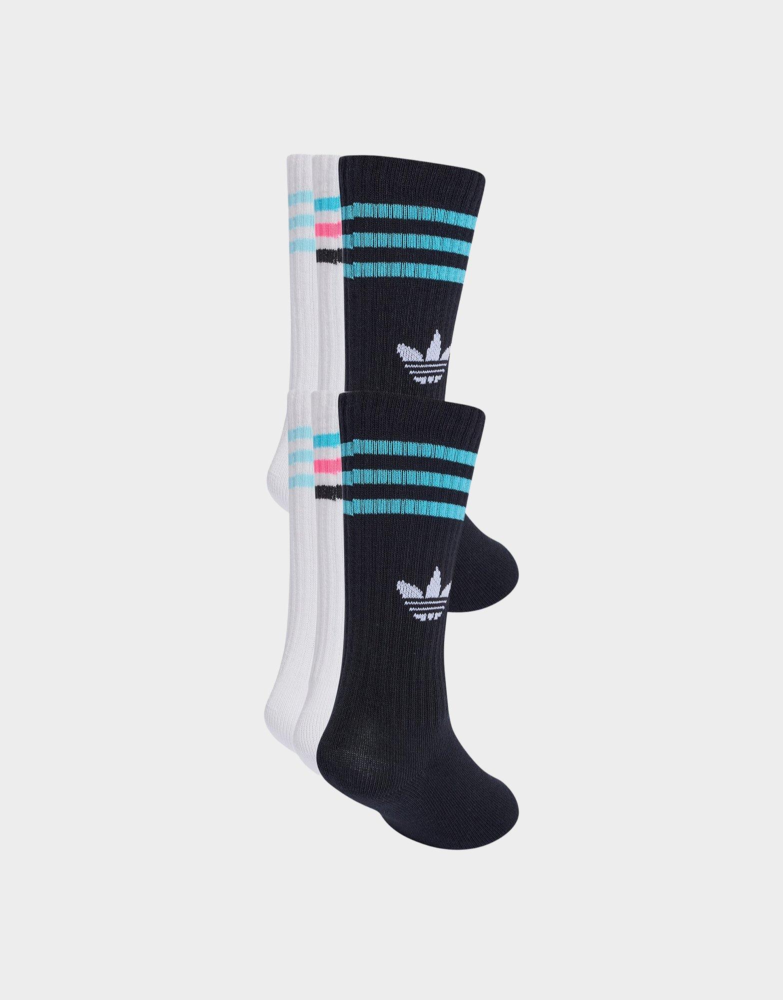 adidas Calzini A 3 Strisce Crew 6 Paia Bambini