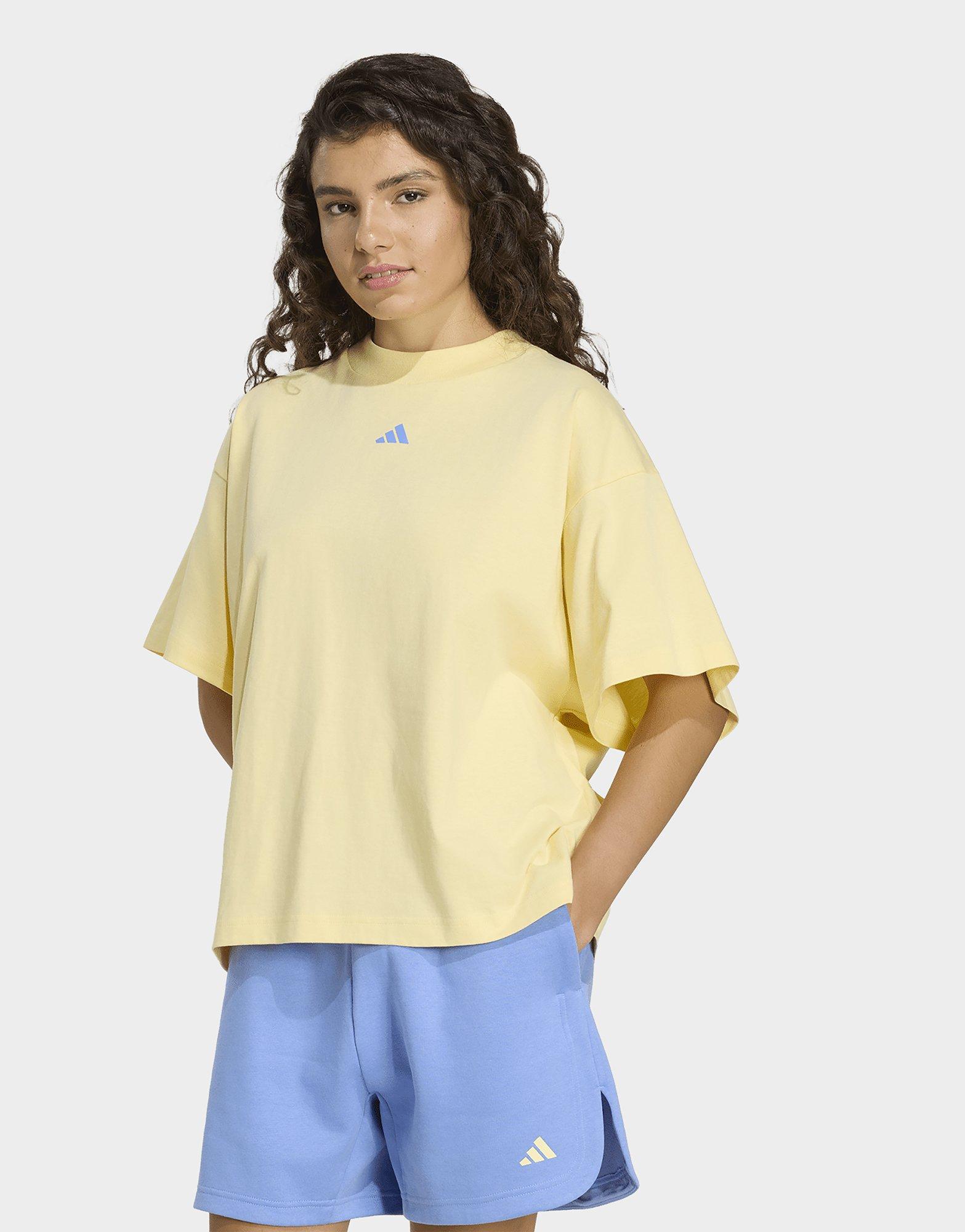 adidas T-shirt con 3 strisce Studio Boyfriend