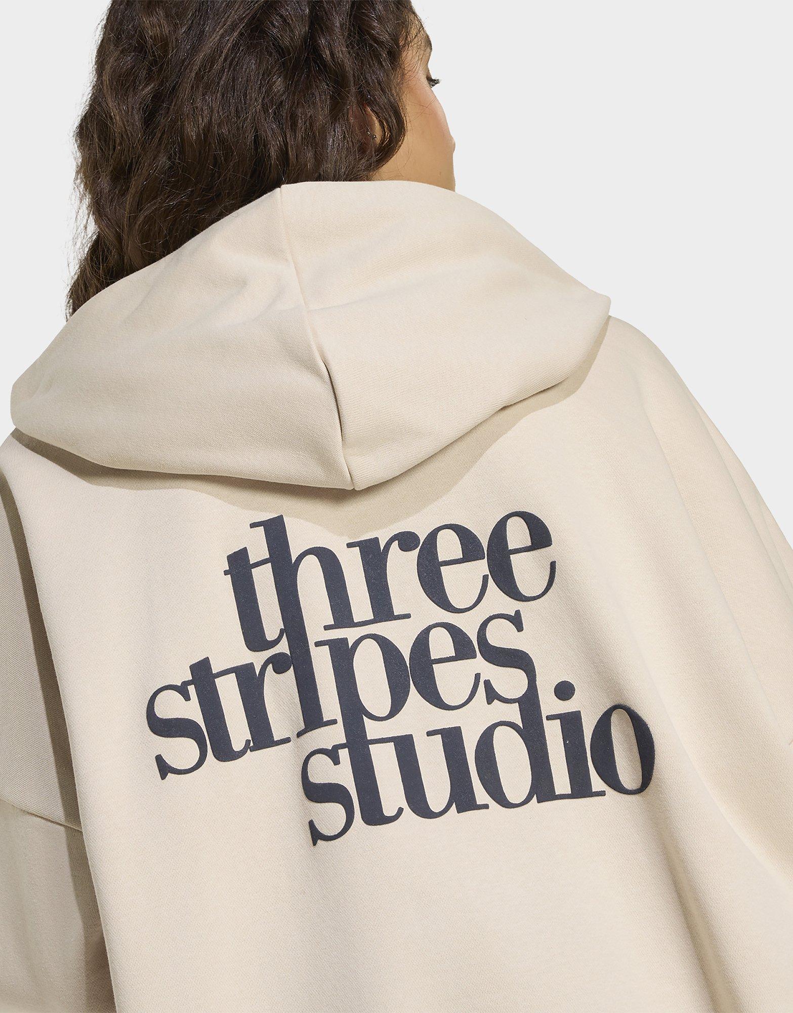 adidas SUDADERA CON CAPUCHA 3 STRIPES STUDIO