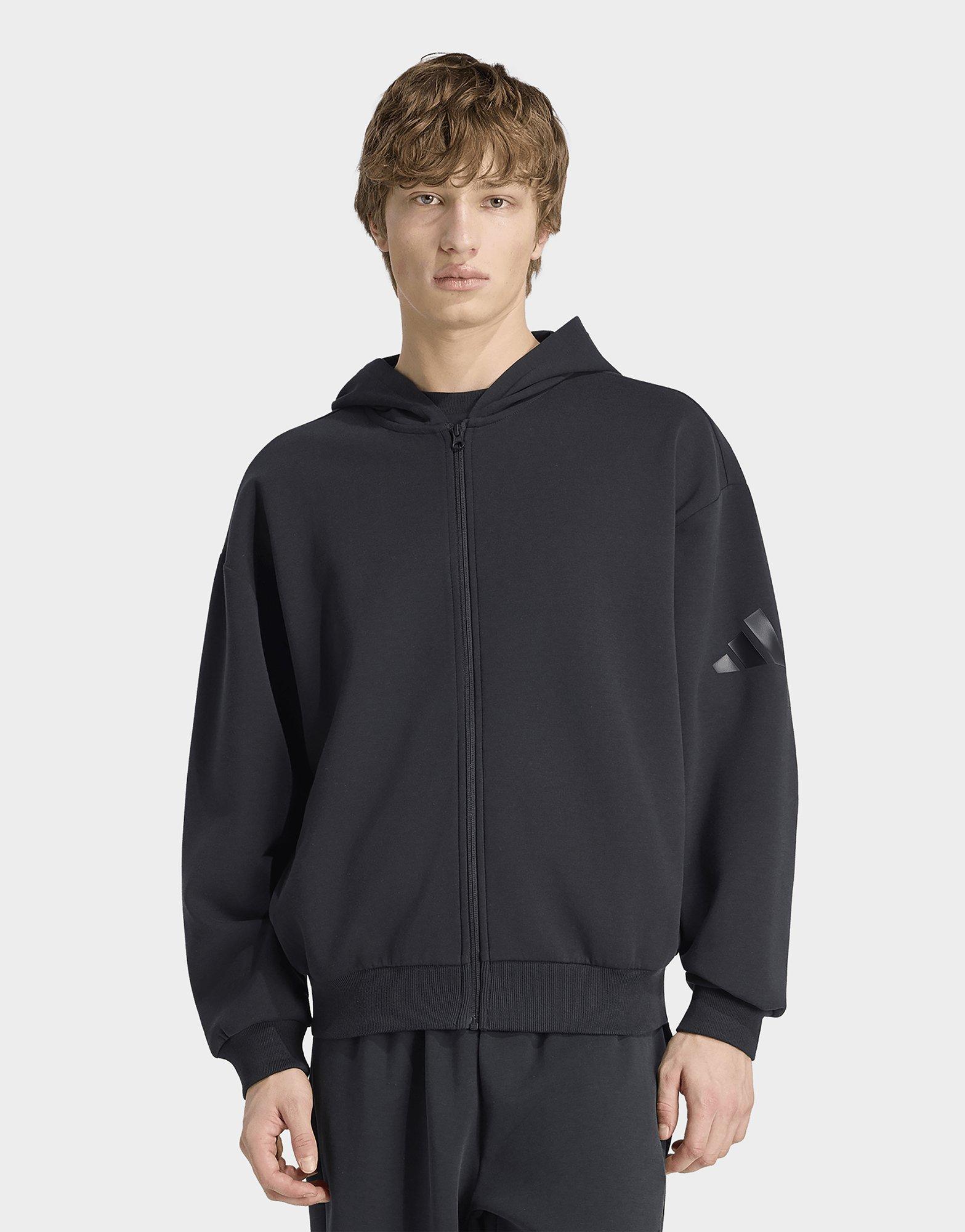 adidas Felpa Soft Lux Con Cappuccio E Zip Integrale