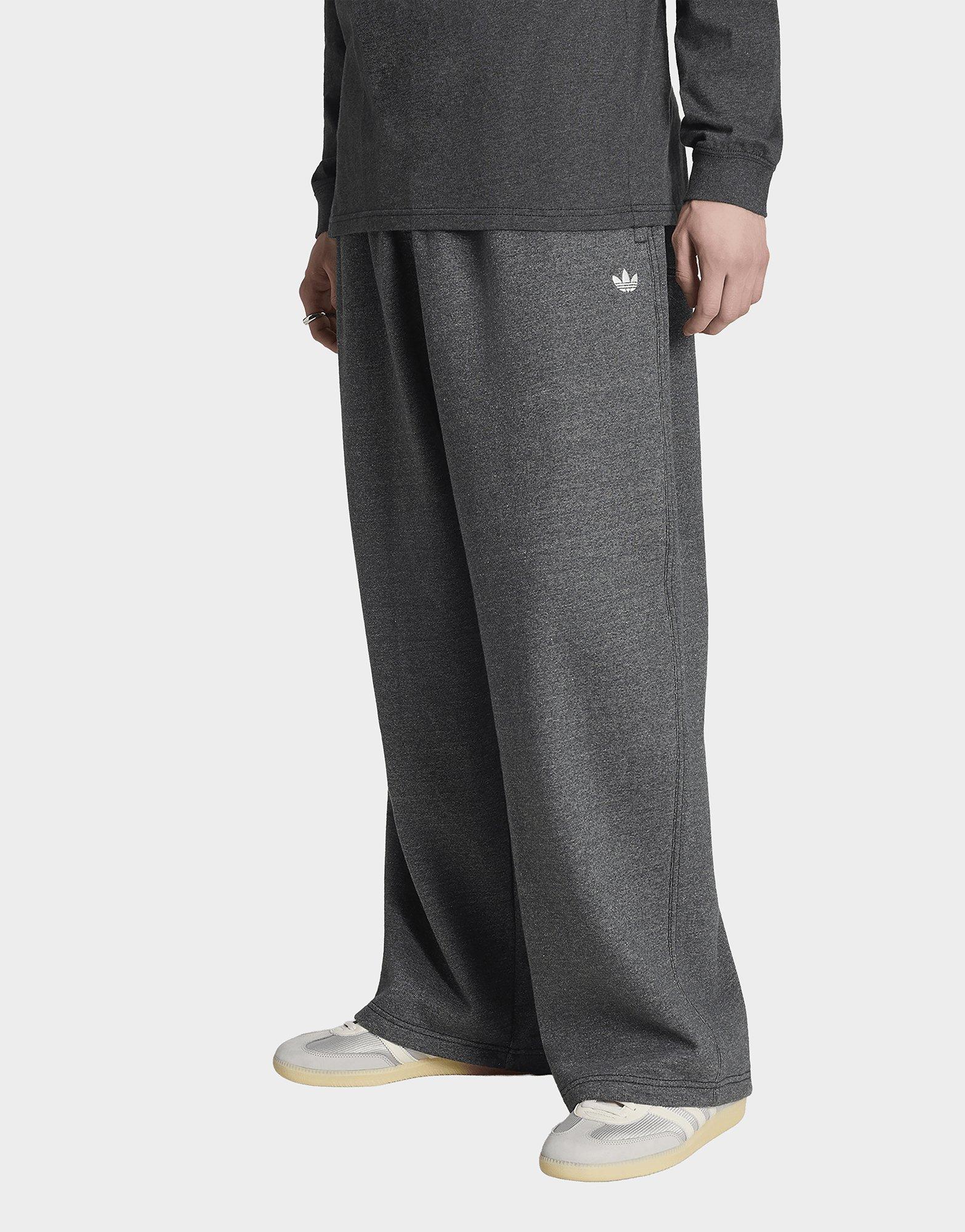 adidas Trefoil Essentials Melange Baggy Open Hem Pants