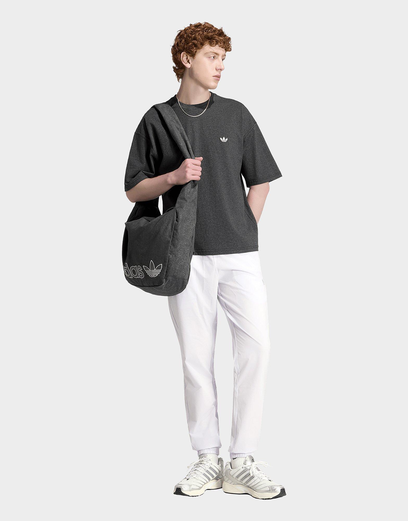 adidas Trefoil Essentials Meliertes Locker Geschnittenes Crop-shirt