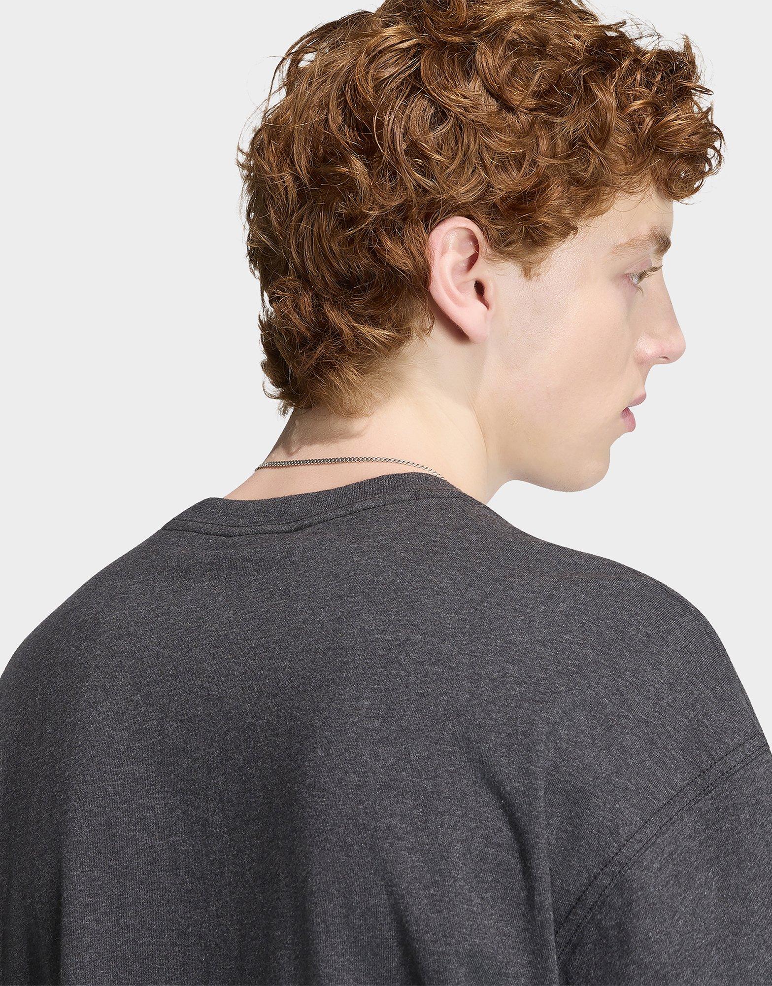adidas Trefoil Essentials Meliertes Locker Geschnittenes Crop-shirt
