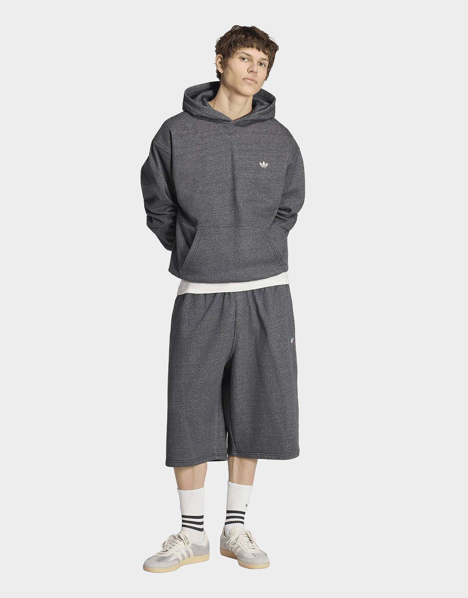 adidas Trefoil Essentials Hoodie, Meliert, Locker Geschnitten