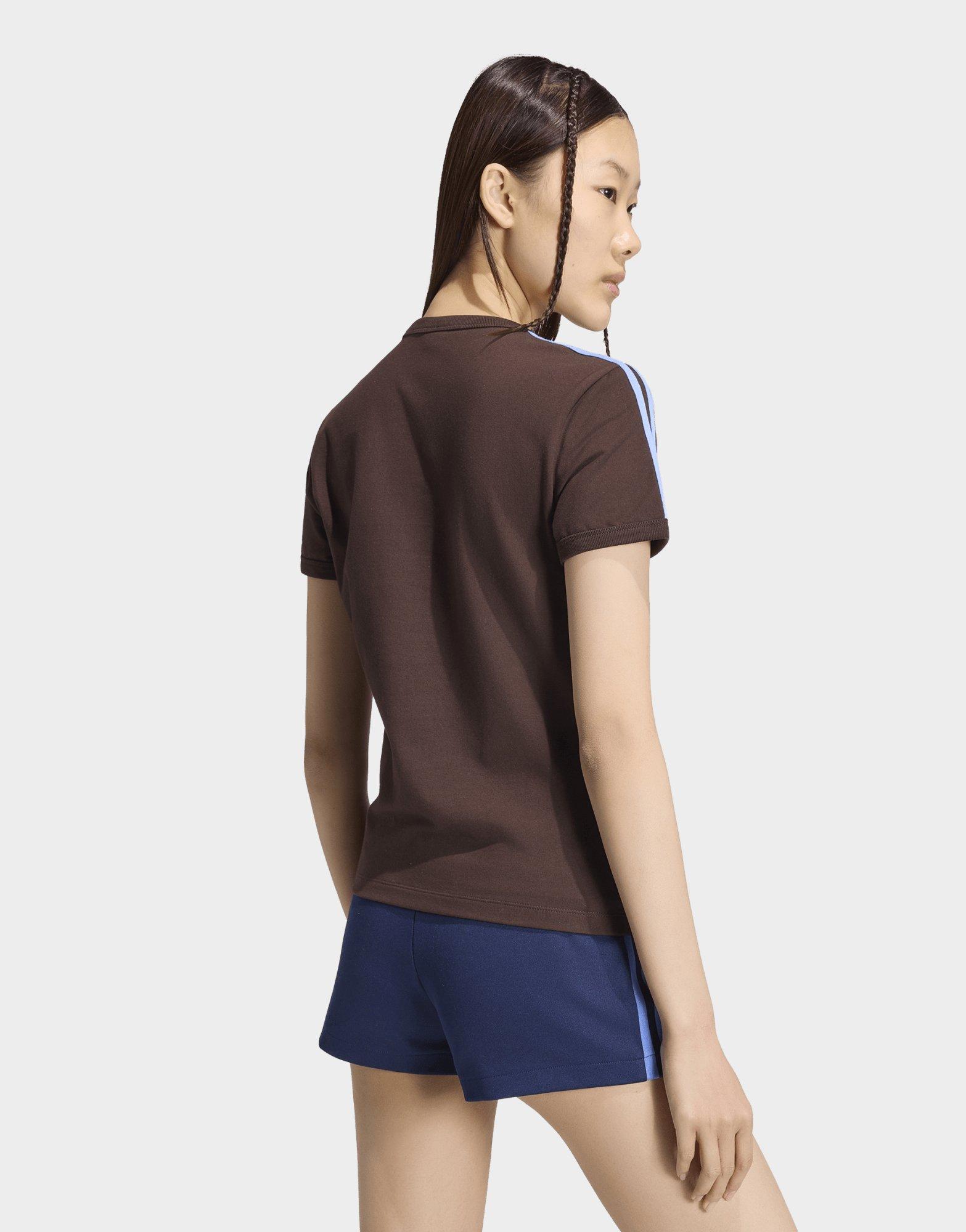 adidas Camiseta Entallada 3 Stripes