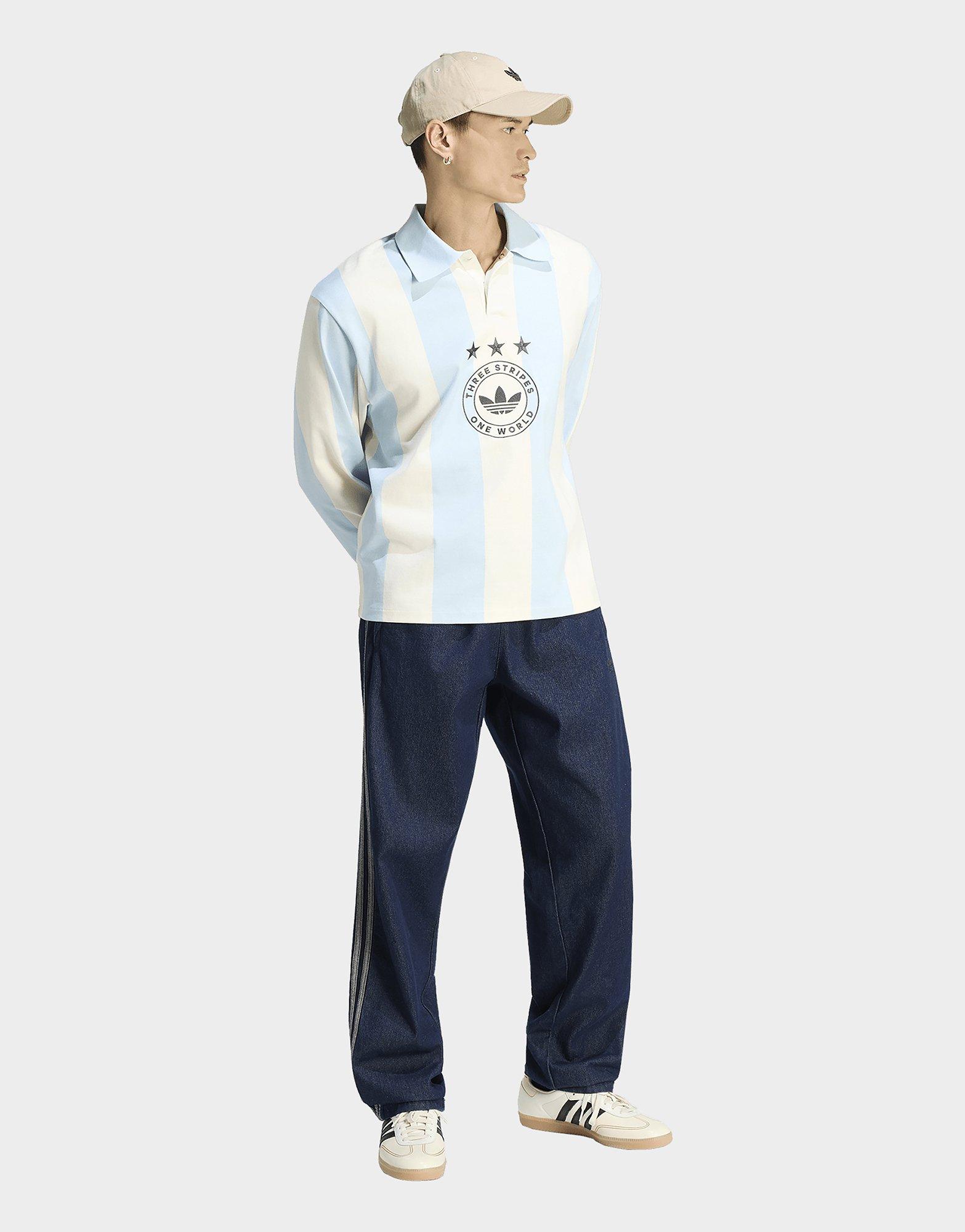 adidas ORIGINALS GRAPHIC POLOSHIRT MET LANGE MOUWEN