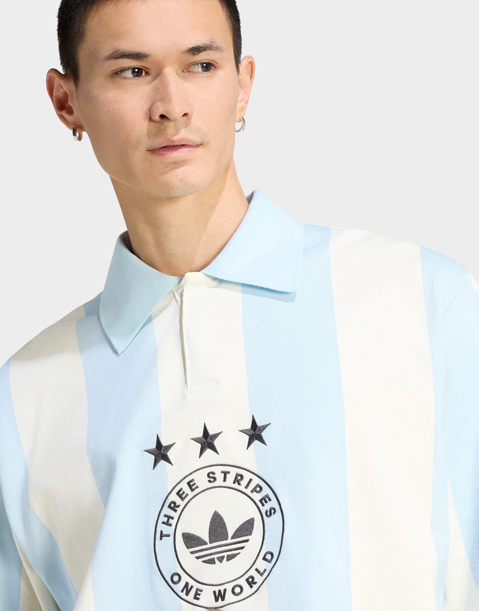 adidas ORIGINALS GRAPHIC POLOSHIRT MET LANGE MOUWEN