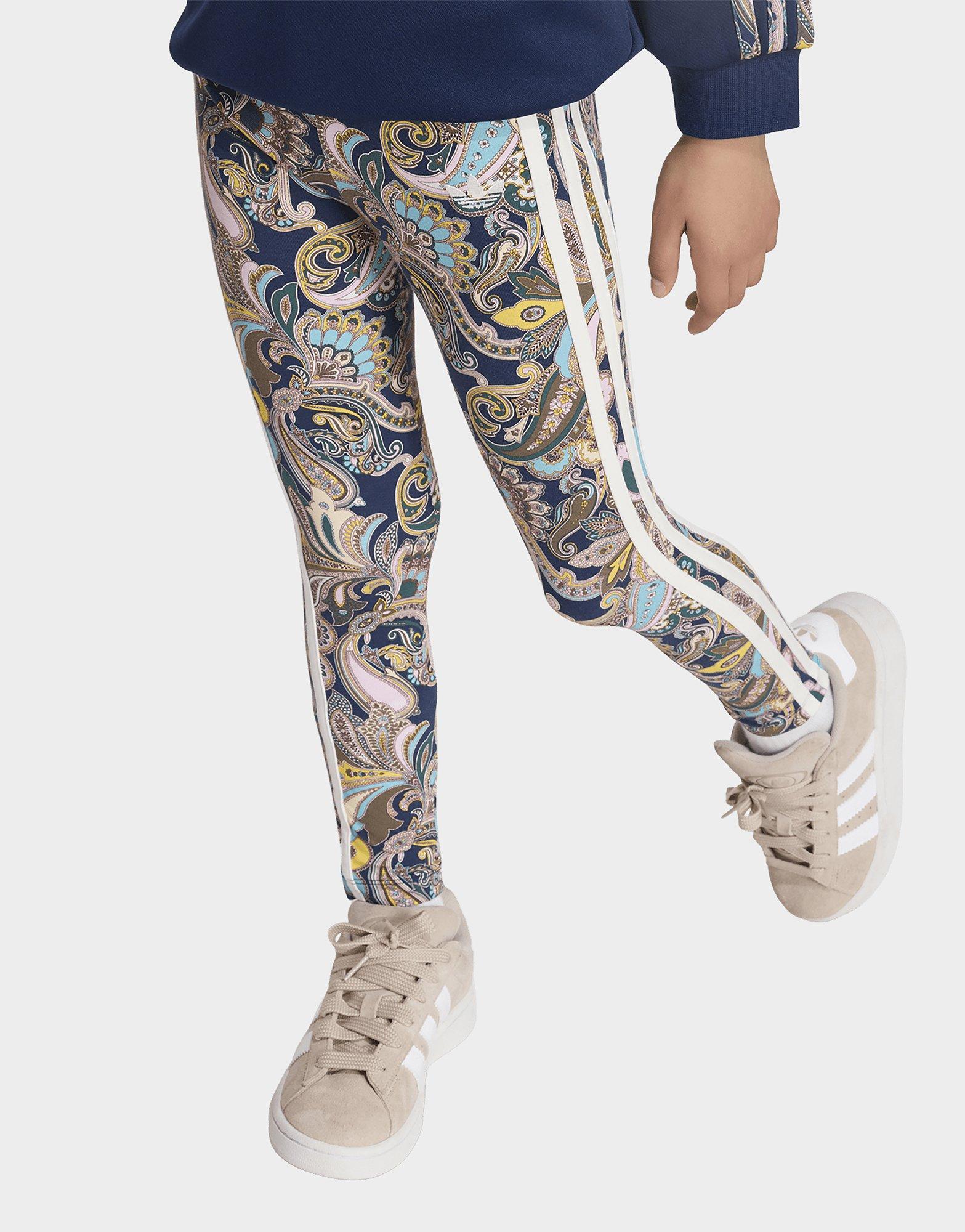 adidas Conjunto de sudadera de cuello redondo y mallas x Liberty London Oversized
