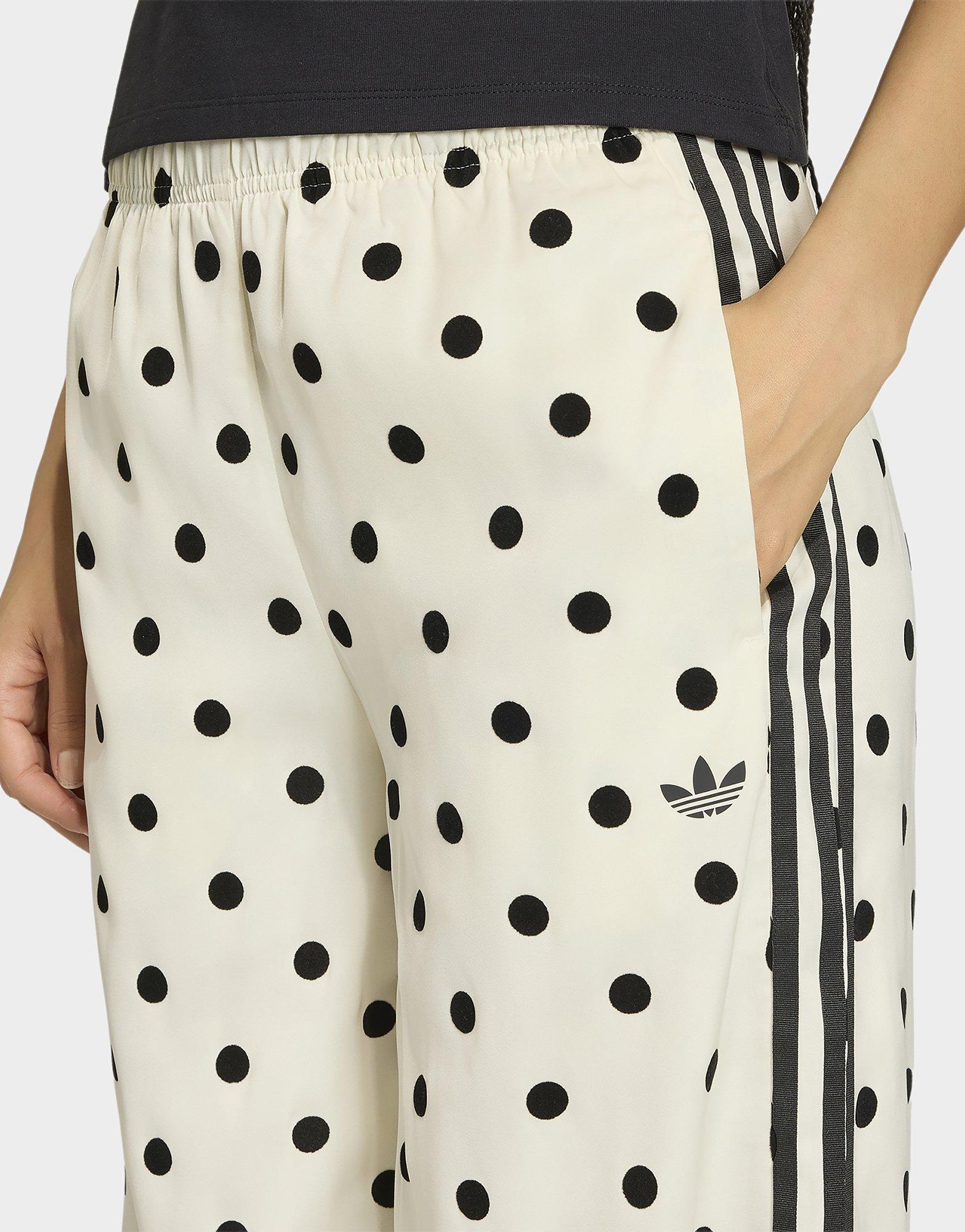 adidas Satin Polka Dots Wide Leg Pant