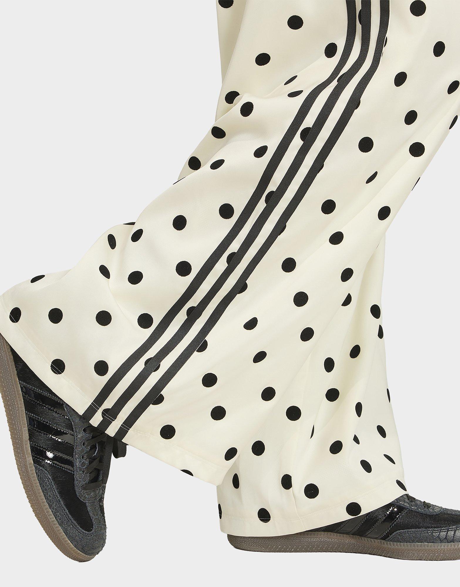 adidas Satin Polka Dots Wide Leg Pant