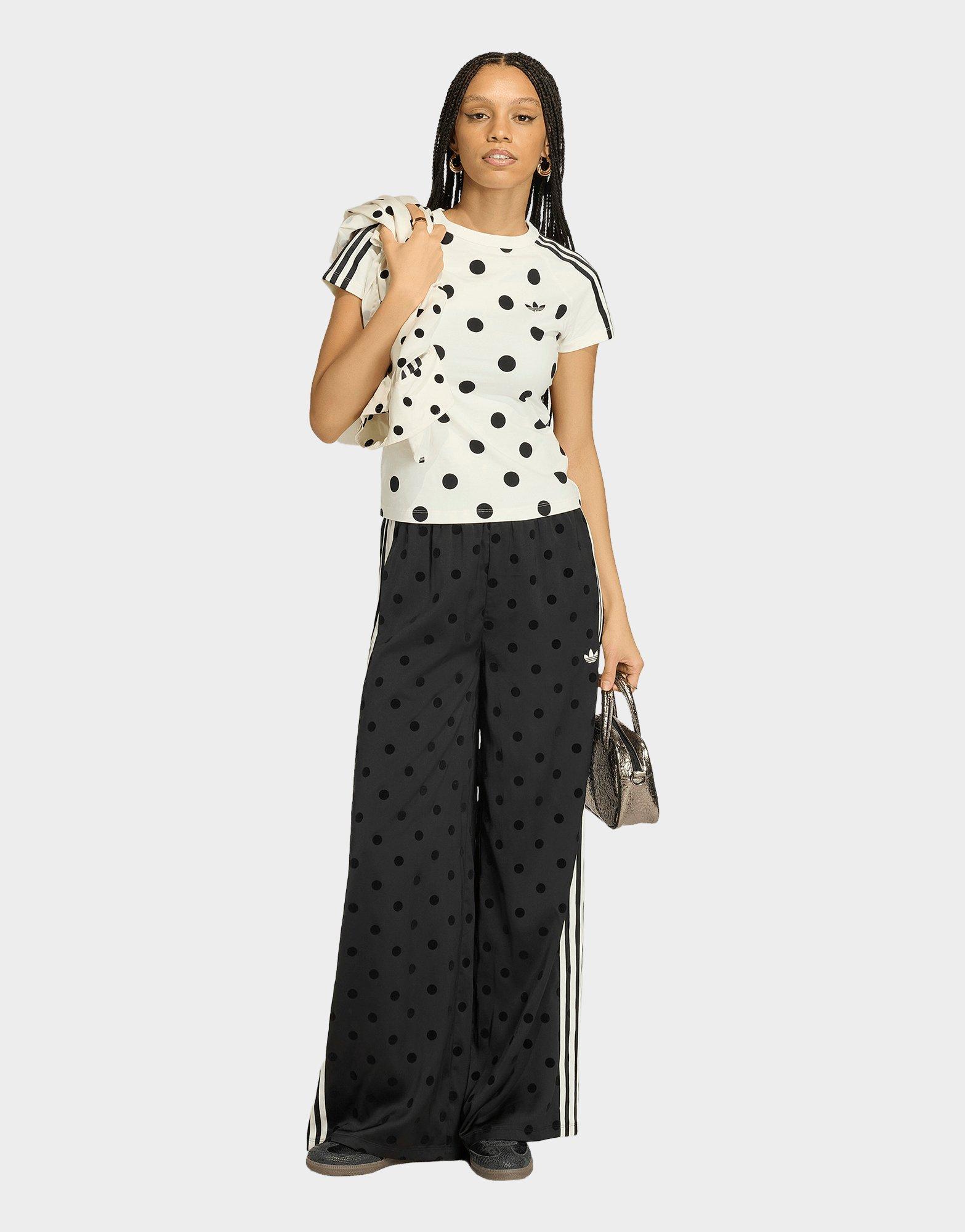 adidas SATIN POLKA DOTS WIDE LEG PANT