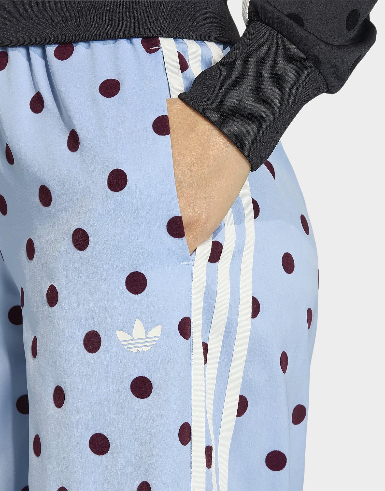 adidas Satin Polka Dots Wide Leg Pant