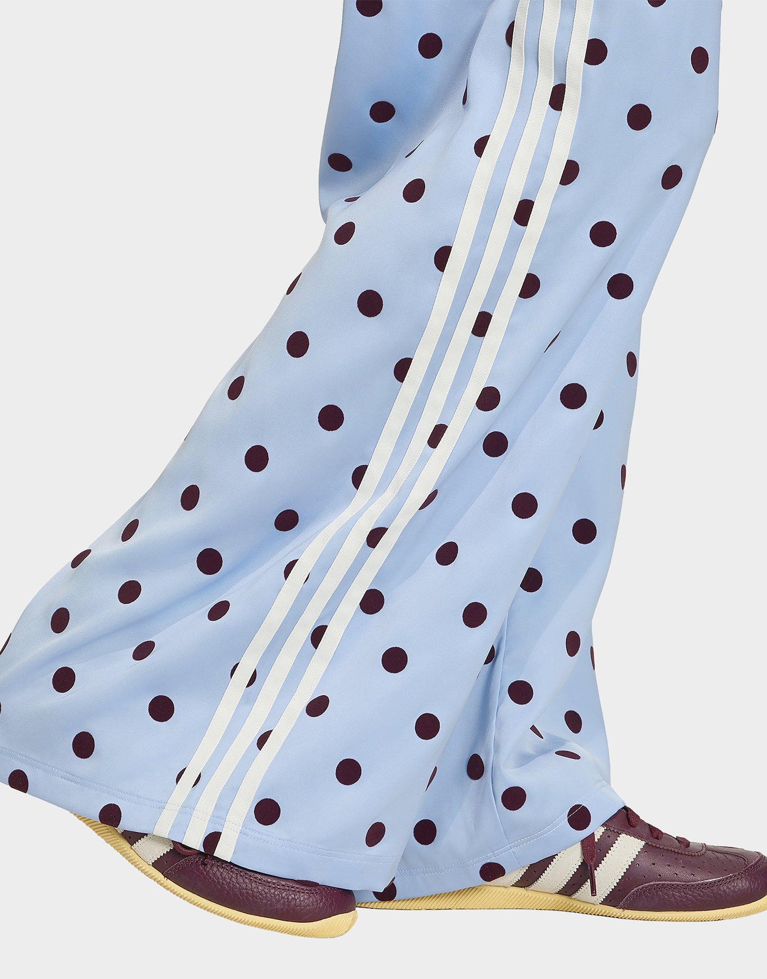 adidas Satin Polka Dots Wide Leg Pant