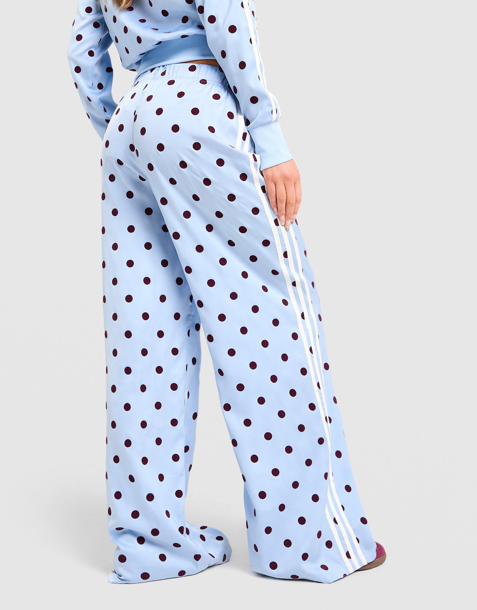 adidas Originals PANTALON LARGE SATIN POLKA DOTS