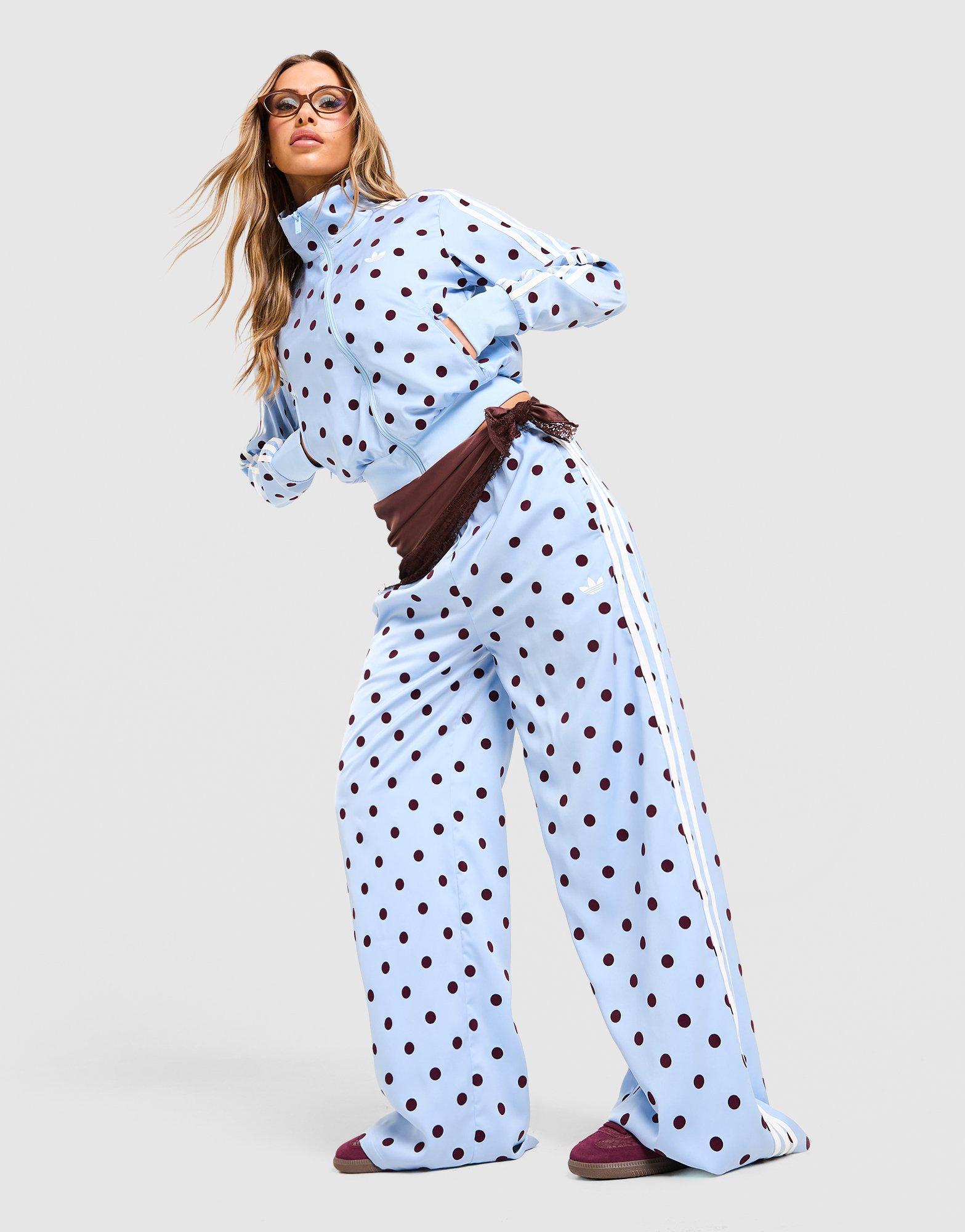 adidas Originals SATIN POLKA DOTS WIDE LEG PANT