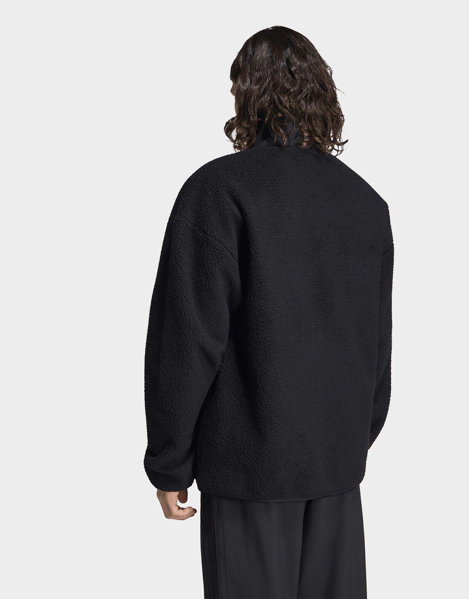 adidas Veste Zip Intégral Molleton À Poils Longs 3 Bandes City Tech