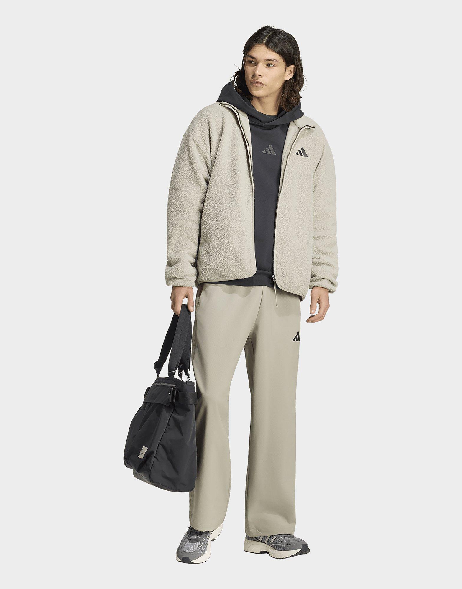 adidas City Tech 3-streifen Fleecejacke, Durchgehender Reißverschluss