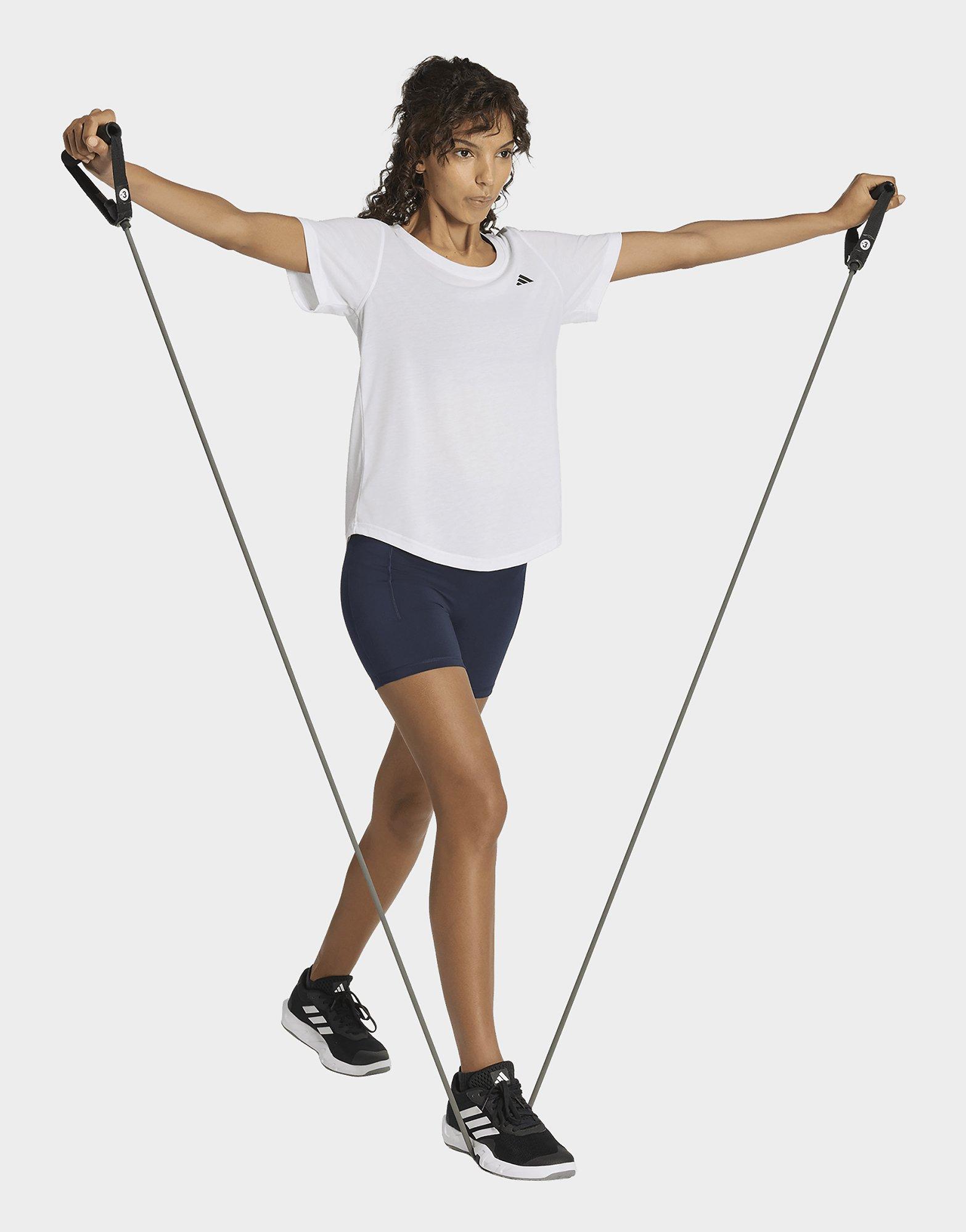 adidas 3-Streifen Studio All Me Booty Leggings, kurz